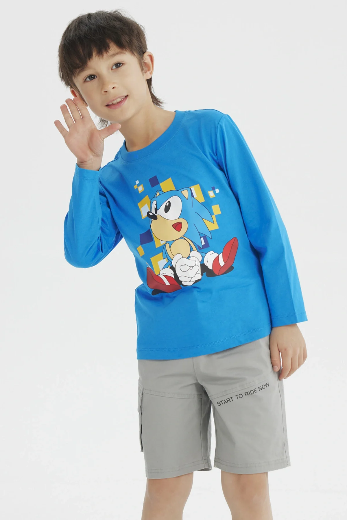 Polera Niño Sonic Azul