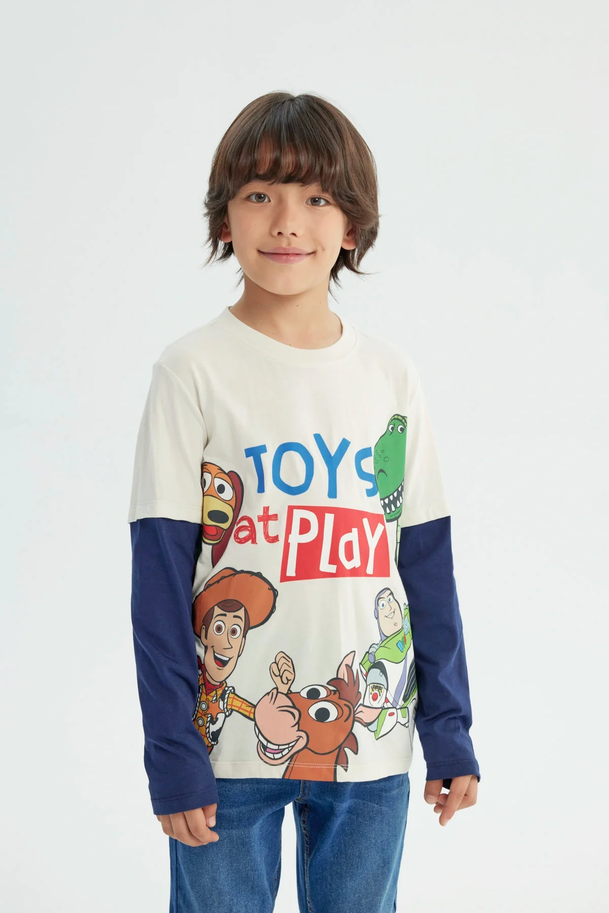 Polera Niño Toy Story Beige