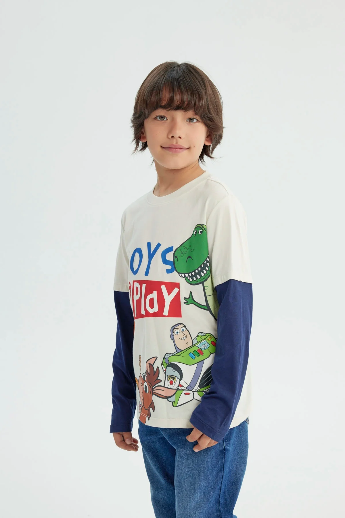 Polera Niño Toy Story Beige - Image 2