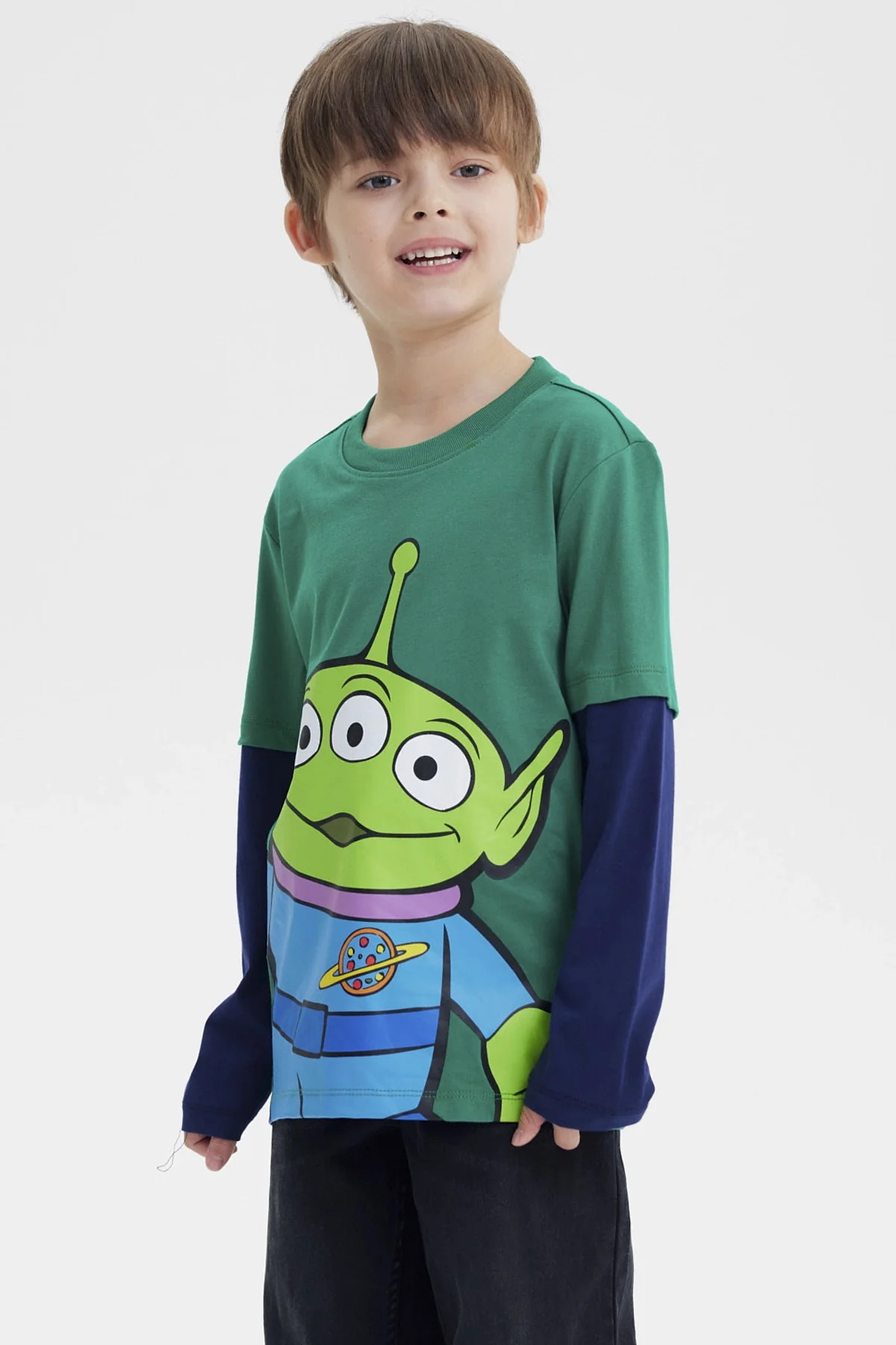 Polera Niño Toy Story Verde - Image 2