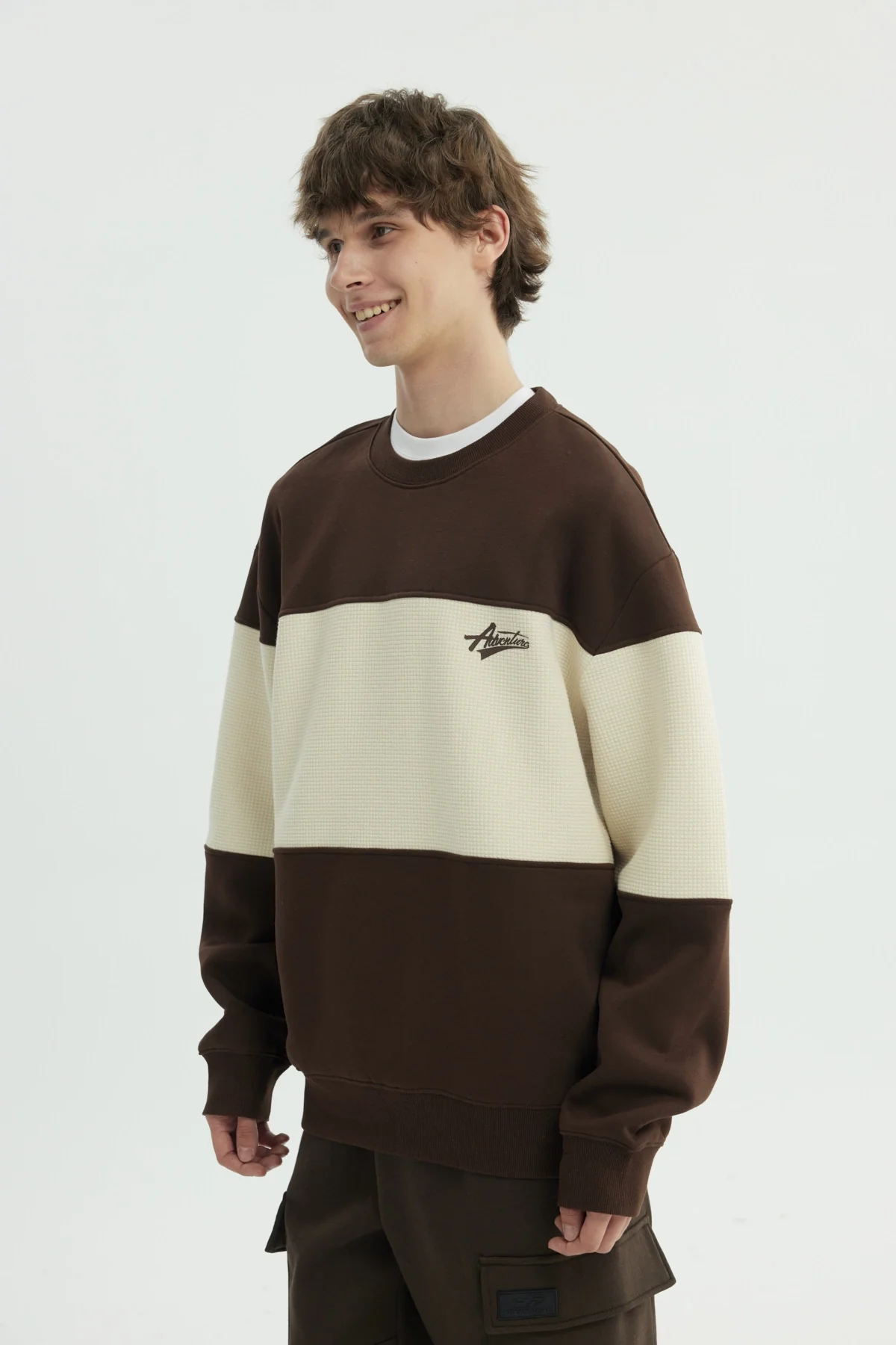 Polerón Hombre Clásico Marron - Image 2