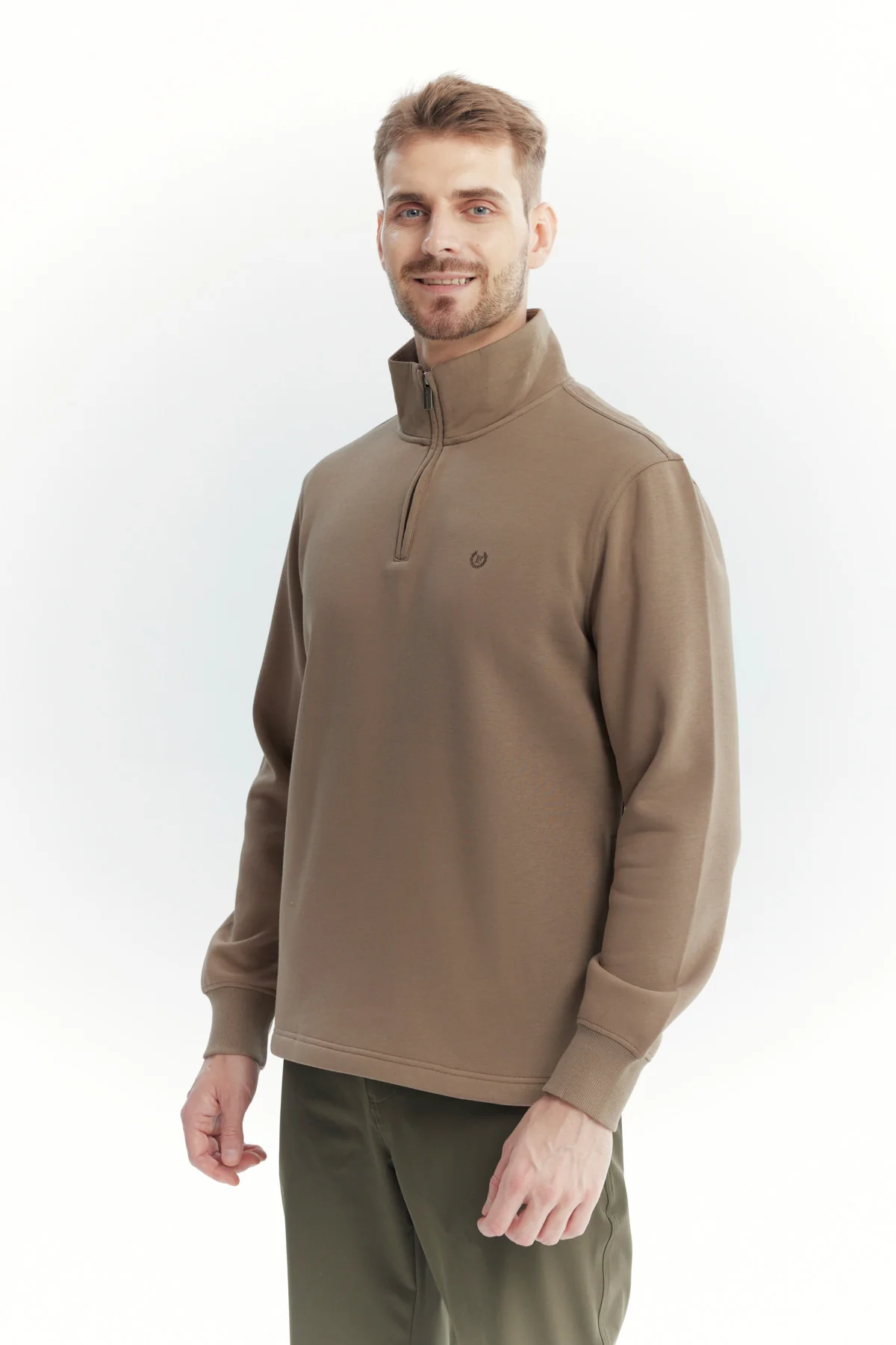 Polerón Hombre Classic Kaki - Image 2