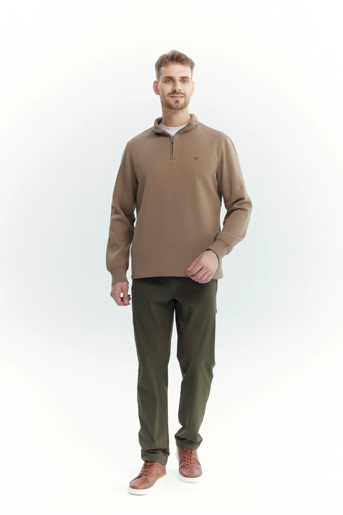 Polerón Hombre Classic Kaki - Image 4