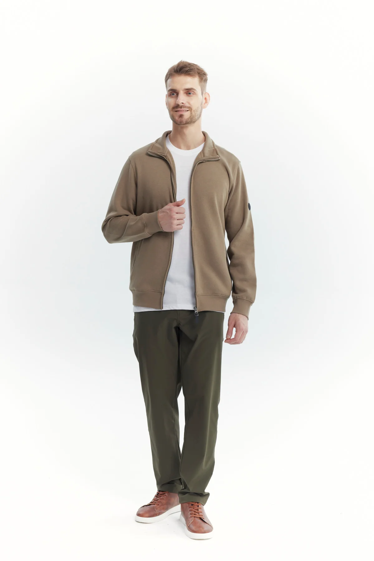 Polerón Hombre Classic Kaki - Image 4