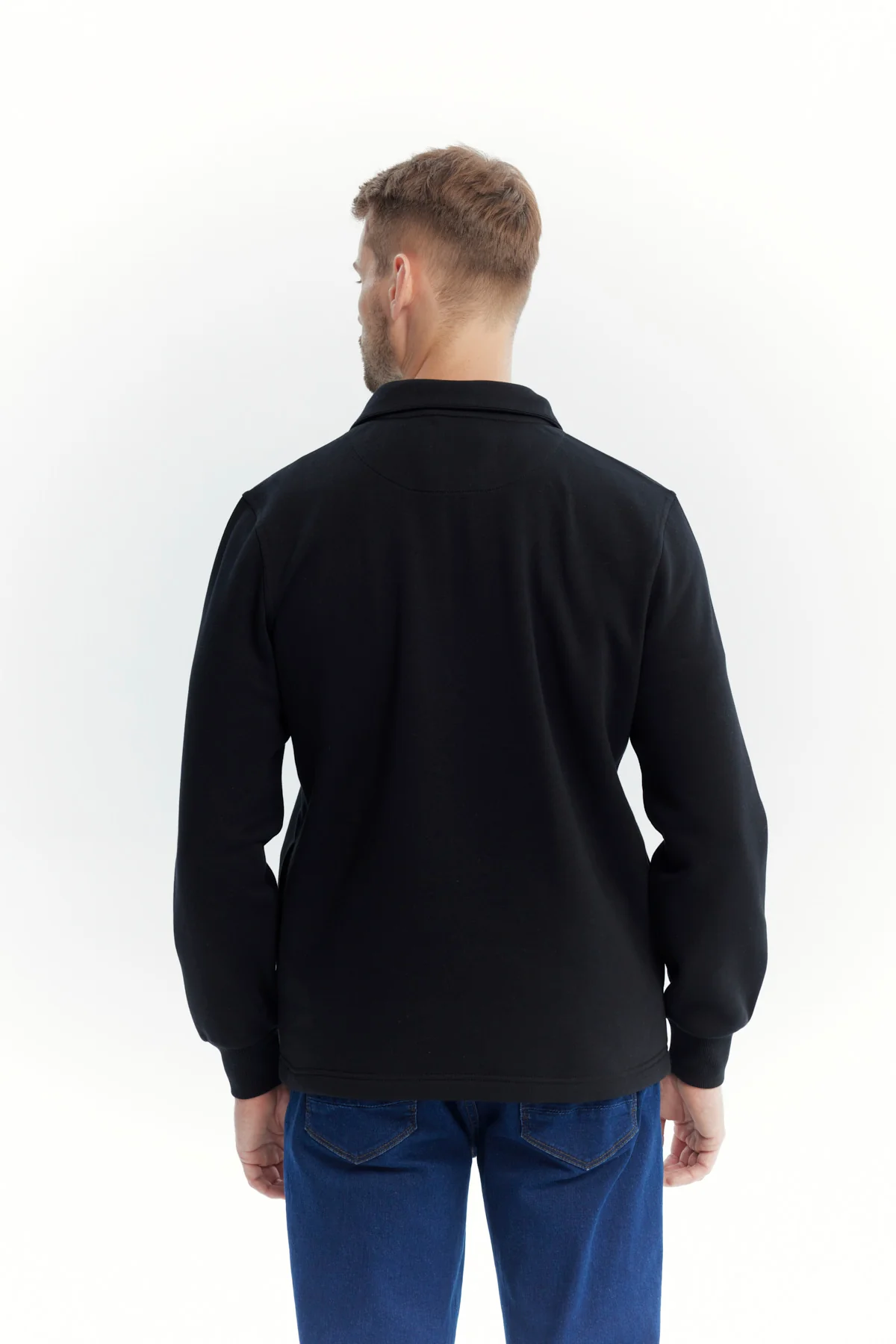 Polerón Hombre Classic Negro - Image 3