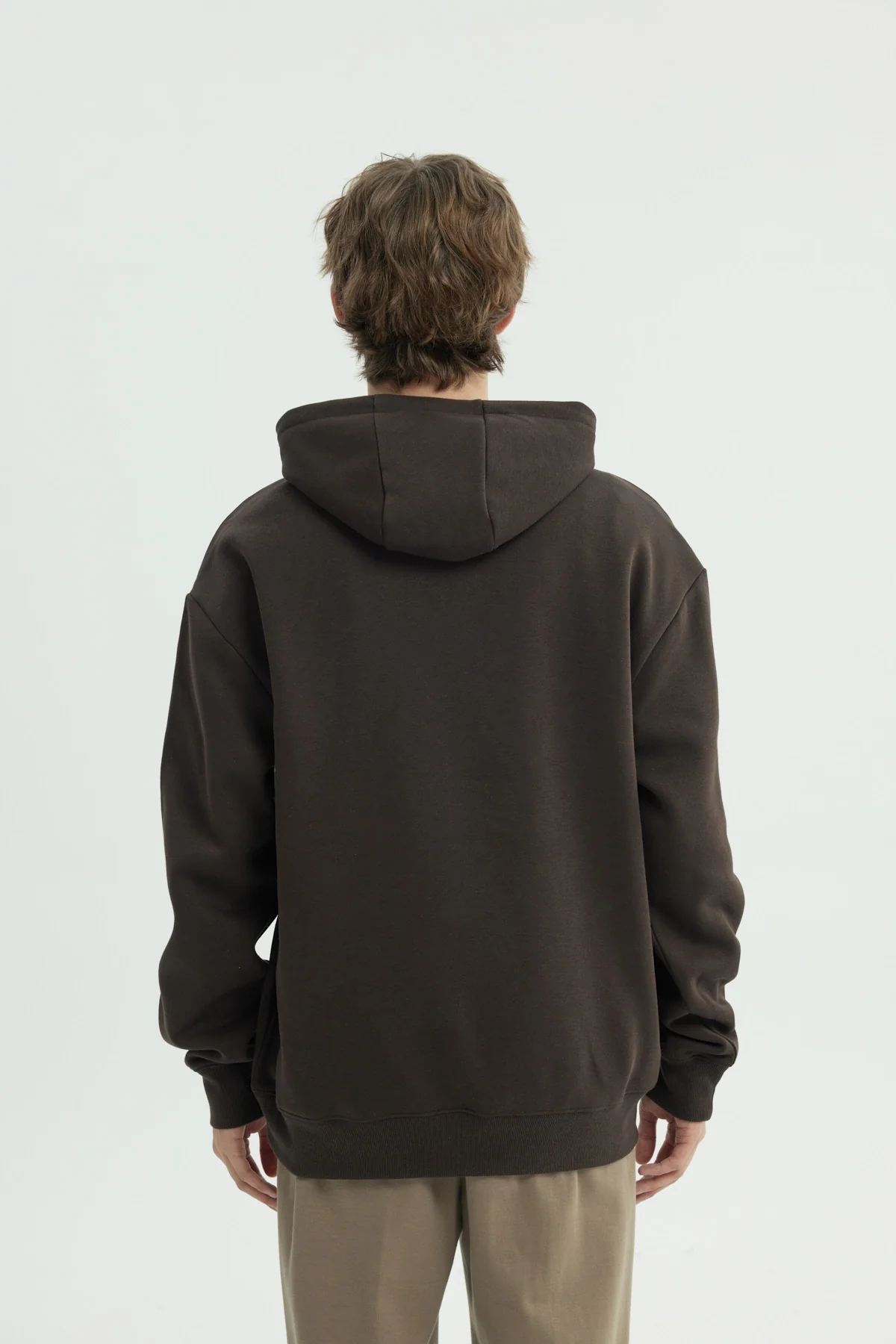 Polerón Hombre Oversize Café - Image 3