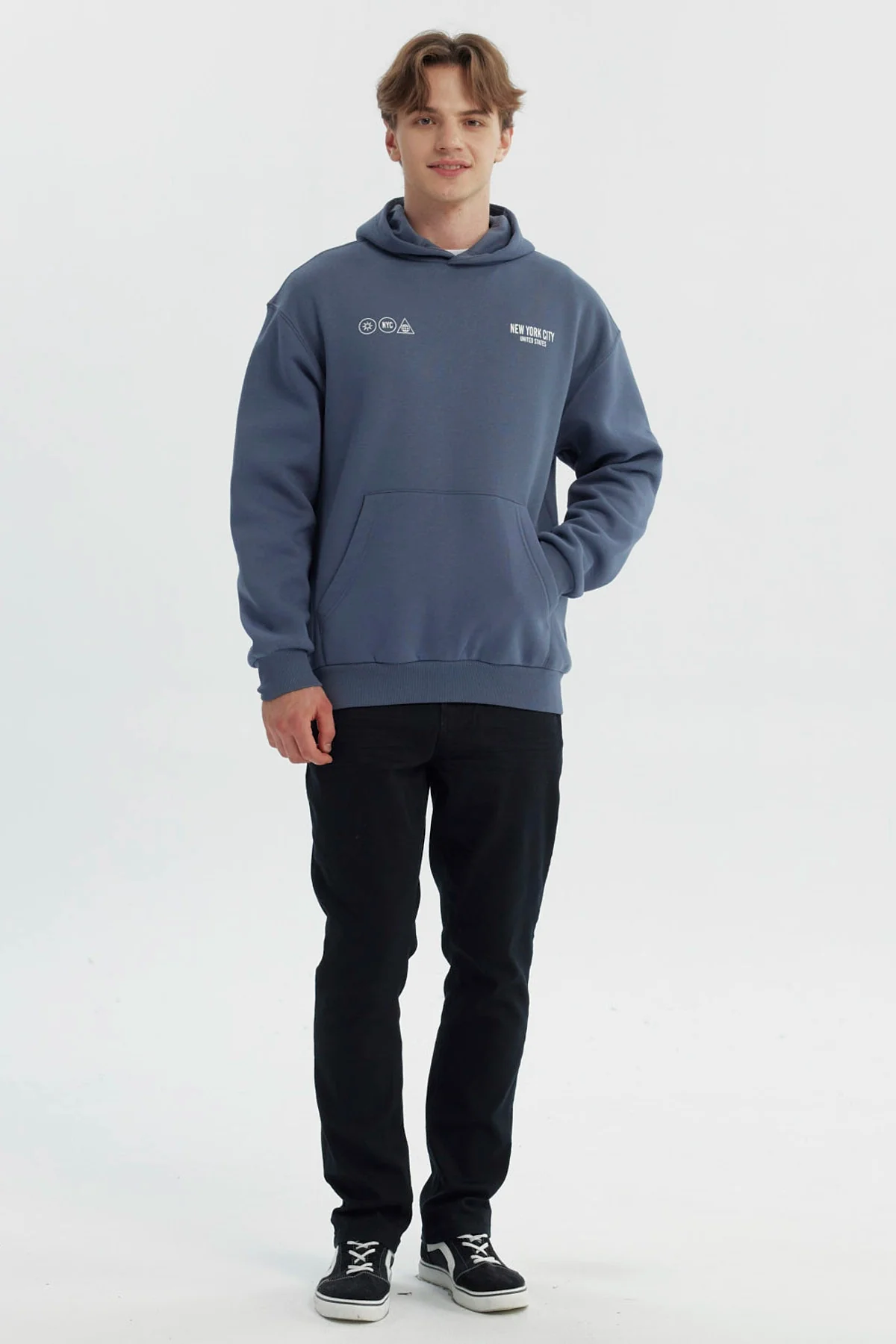 Polerón Hombre Oversize Gris - Image 4
