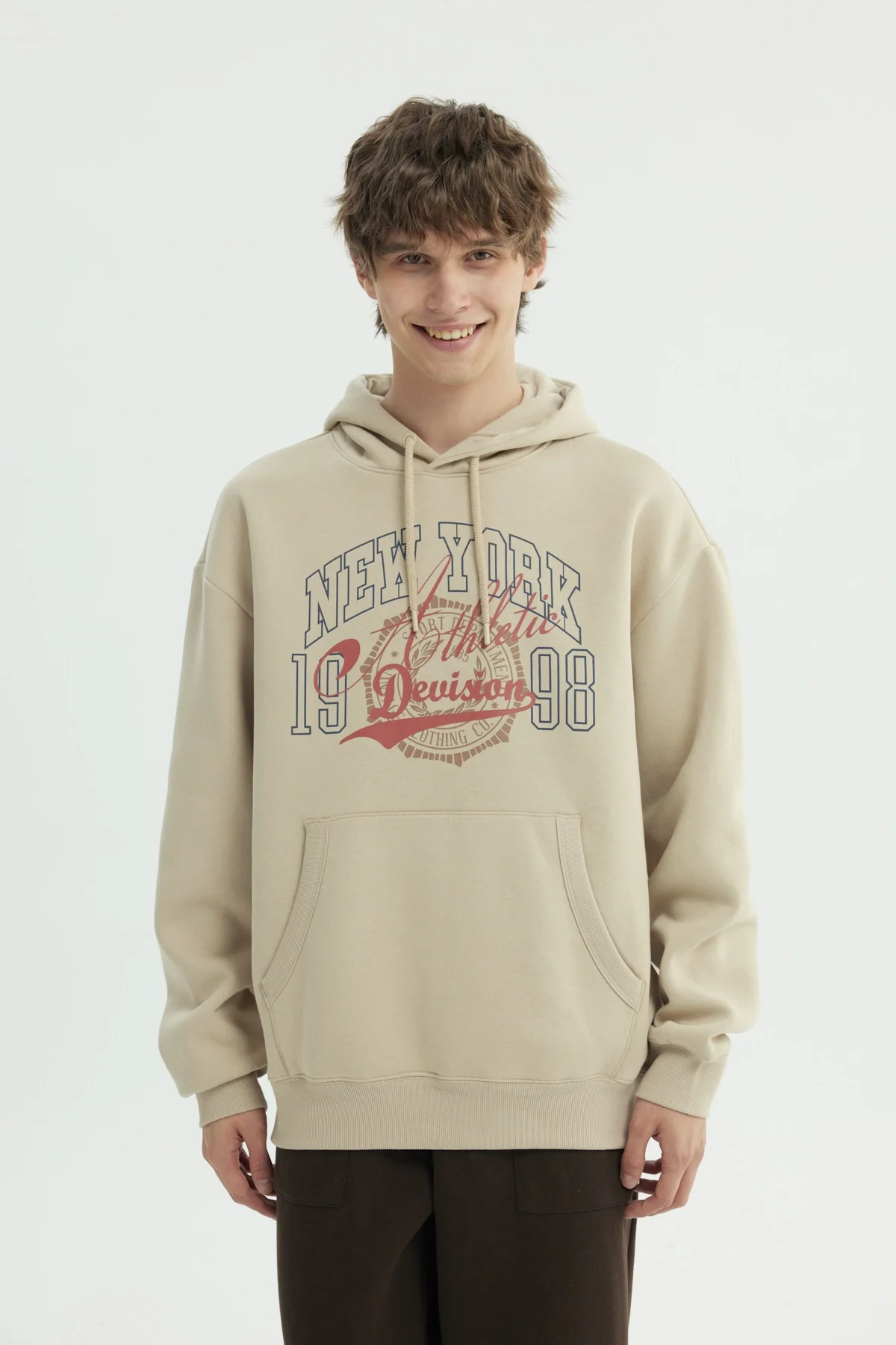 Polerón Hombre Oversize Kaki