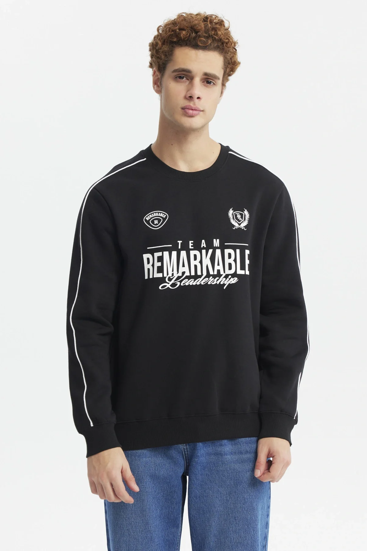 Polerón Hombre Oversize Negro