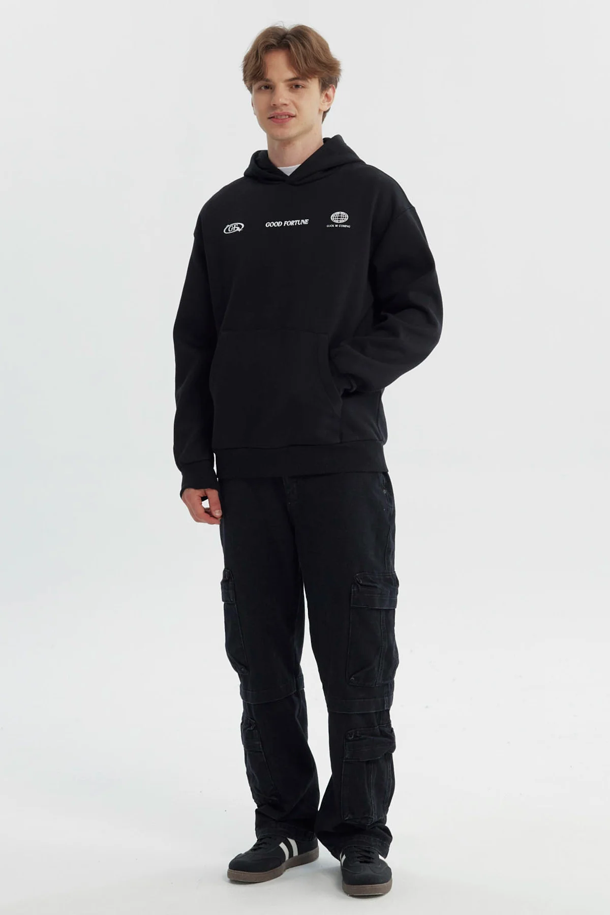 Polerón Hombre Oversize Negro - Image 4