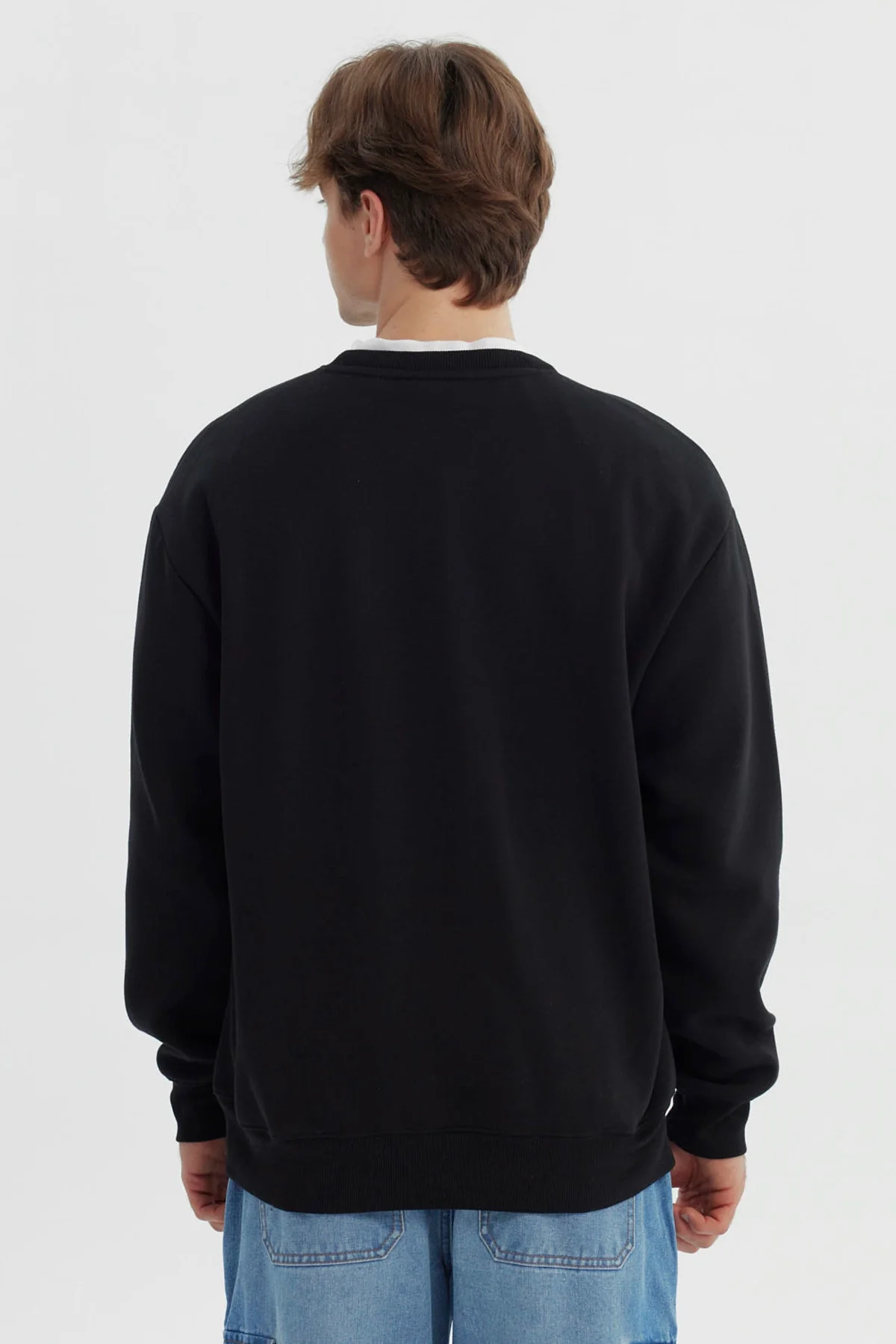 Polerón Hombre Oversize Negro - Image 3