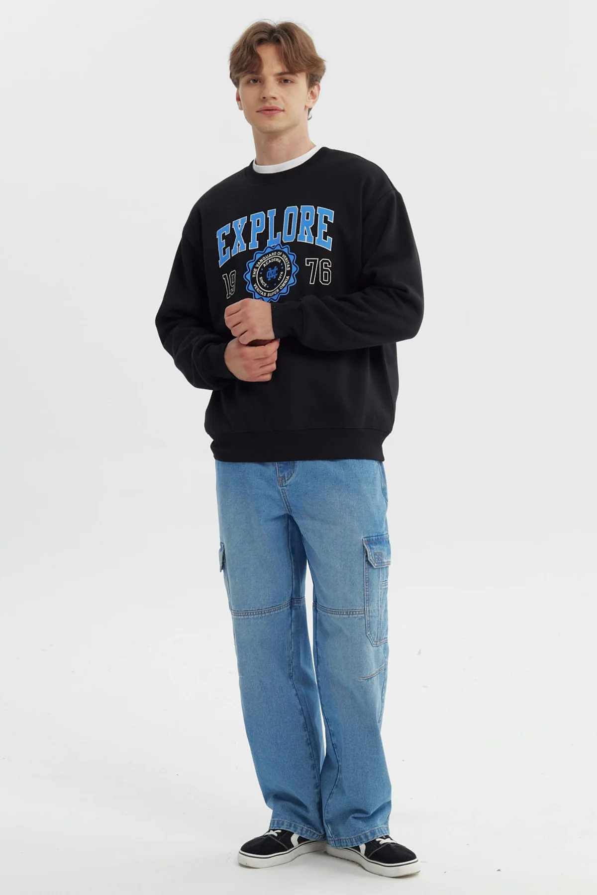 Polerón Hombre Oversize Negro - Image 4