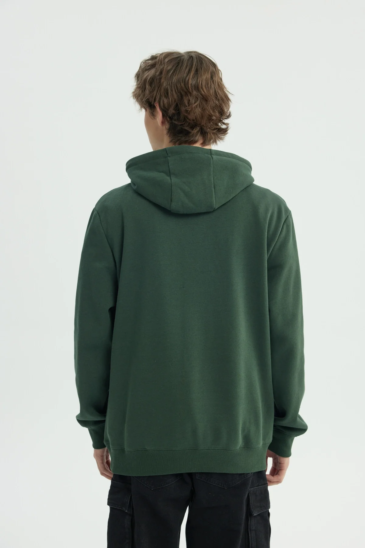 Polerón Hombre Regular Verde Oscuro - Image 3