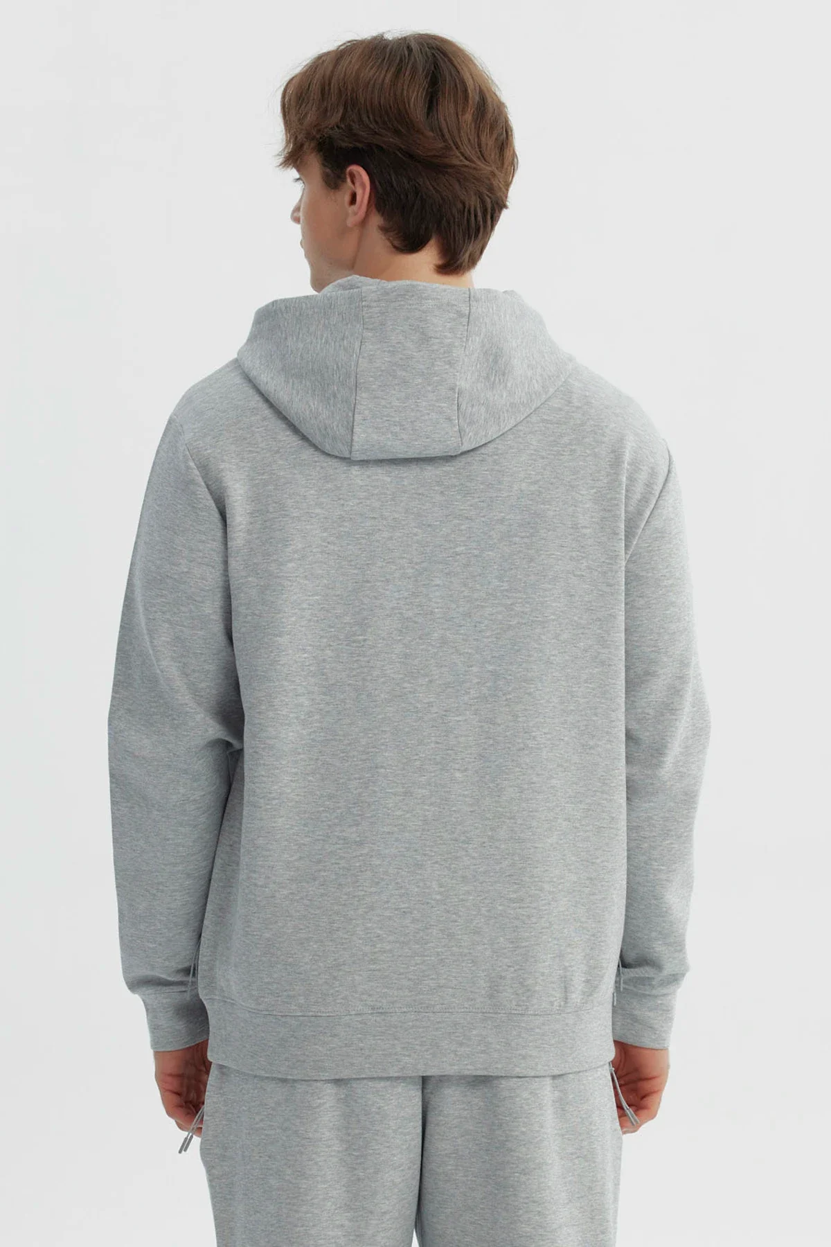 Polerón Hombre Slim Gris Melange - Image 3