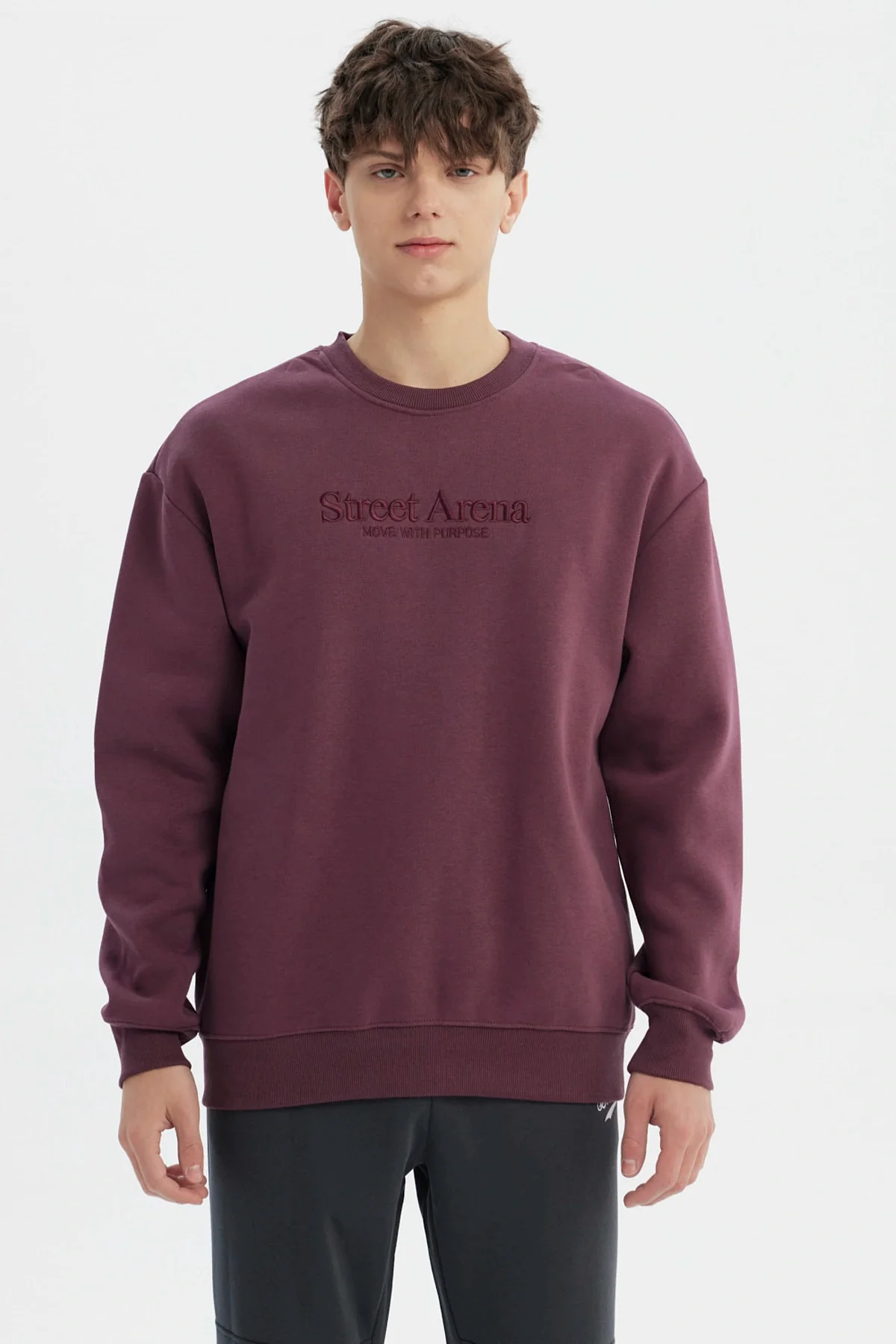 Polerón Hombre Slim Malva