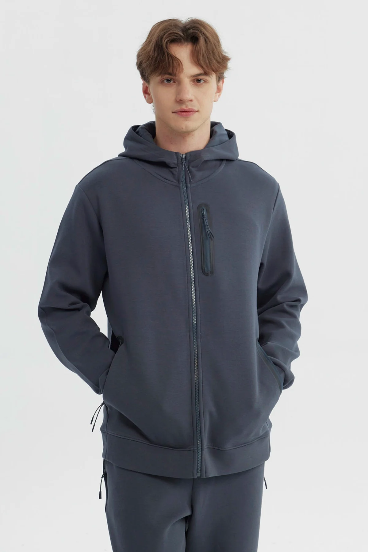Polerón Hombre Slim Marengo
