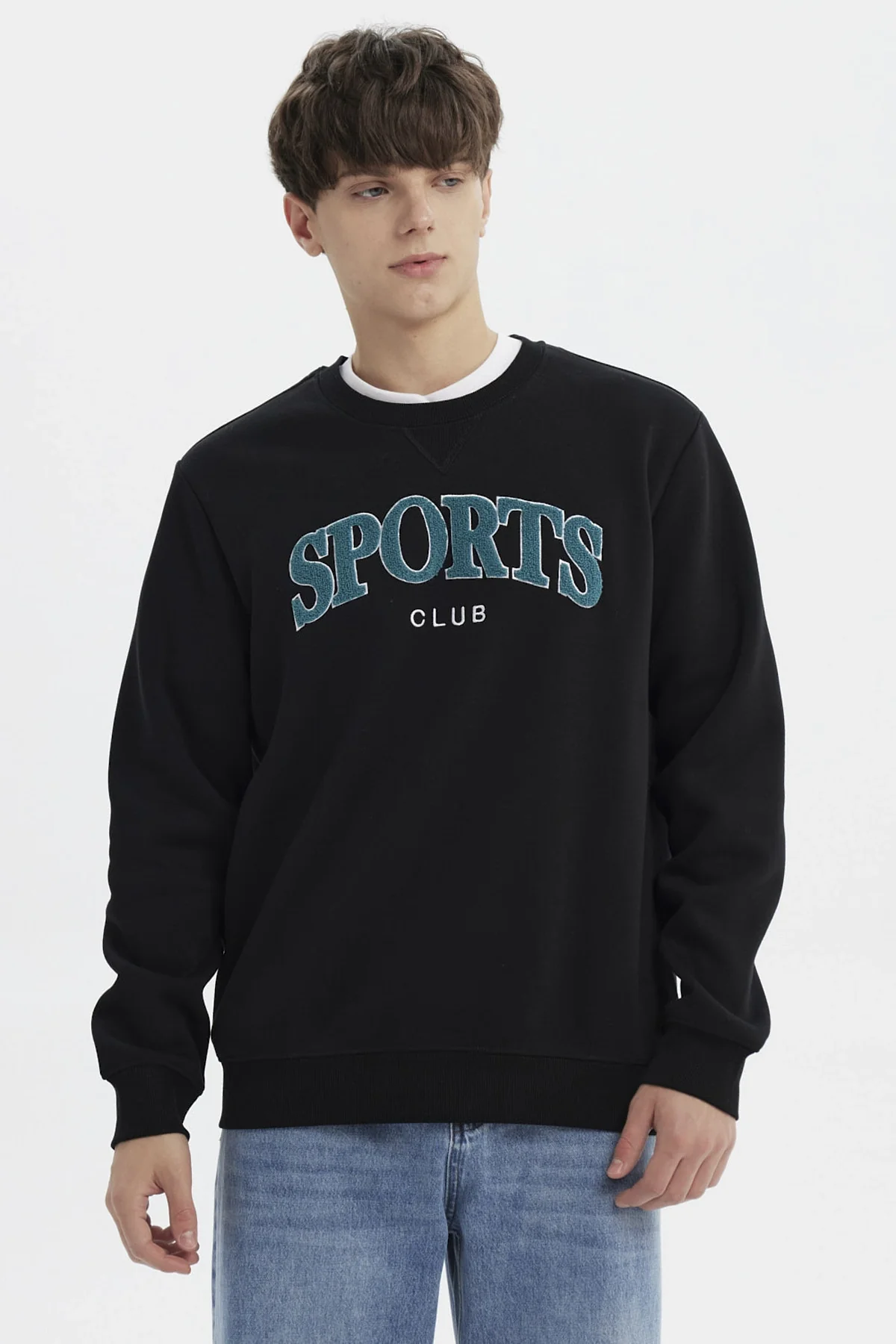Polerón Hombre Slim Negro