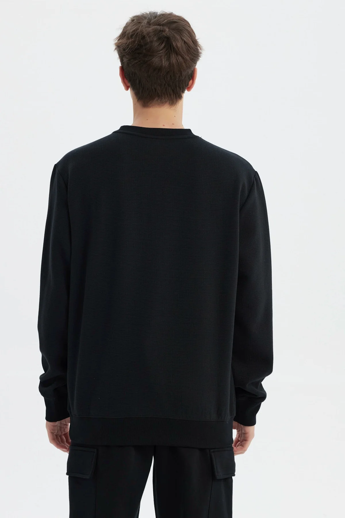 Polerón Hombre Slim Negro - Image 3