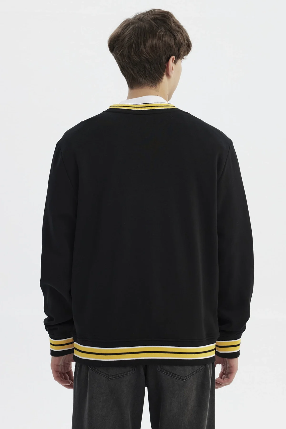 Polerón Hombre Slim Negro - Image 3