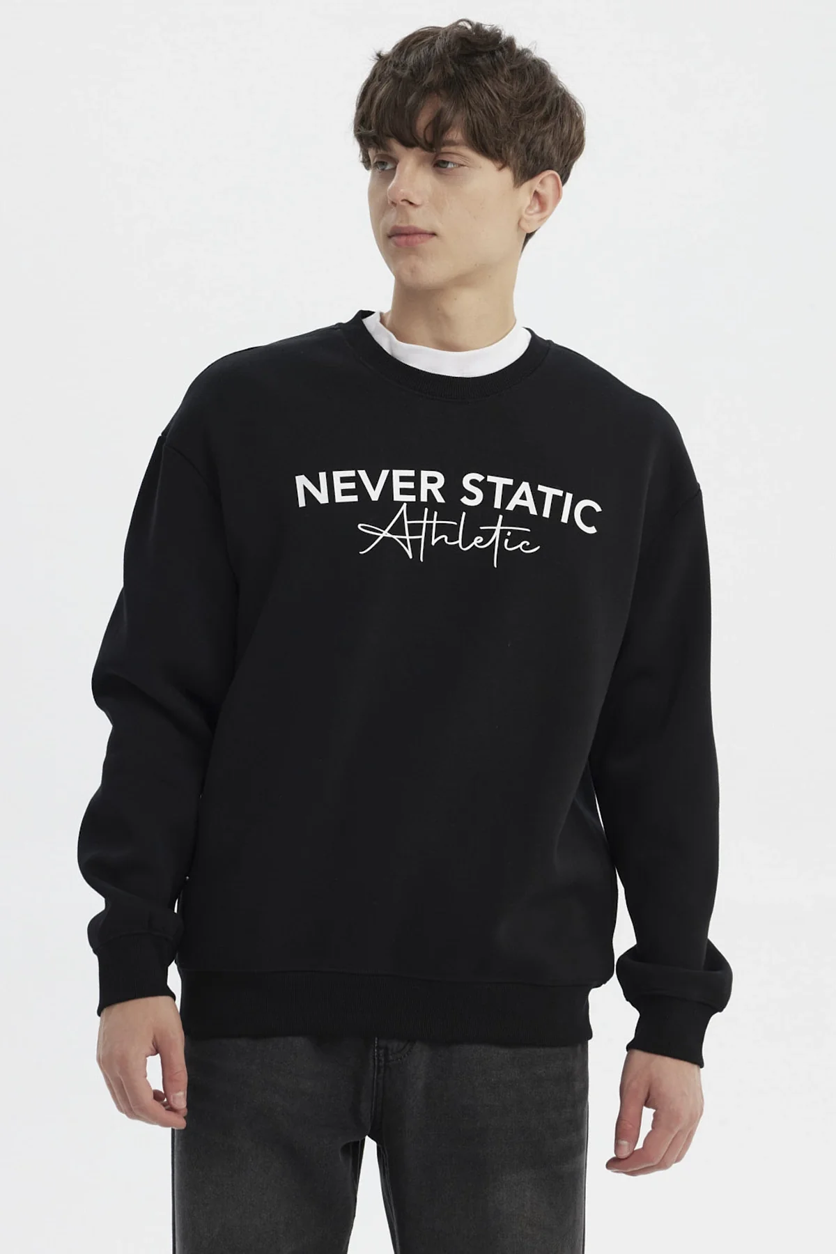 Polerón Hombre Slim Negro