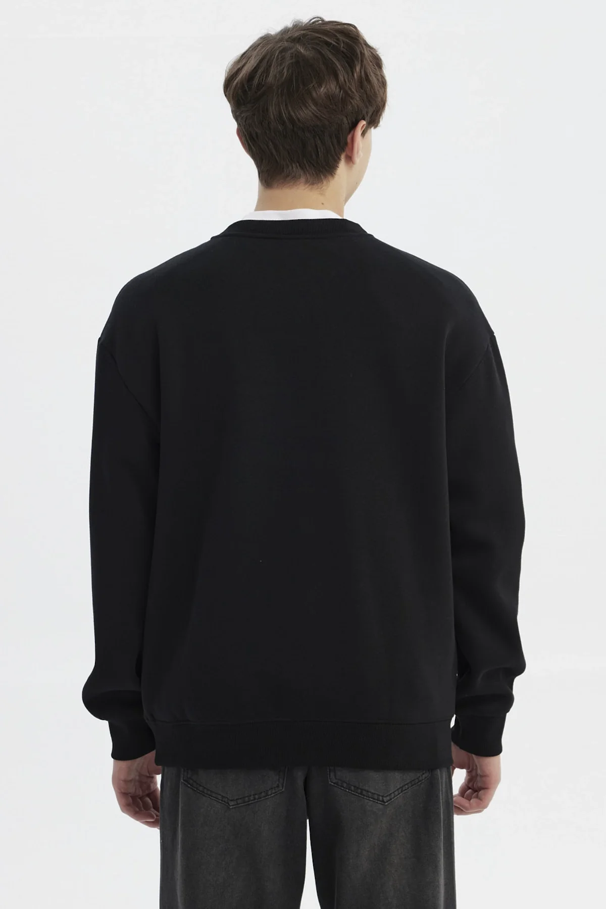 Polerón Hombre Slim Negro - Image 3