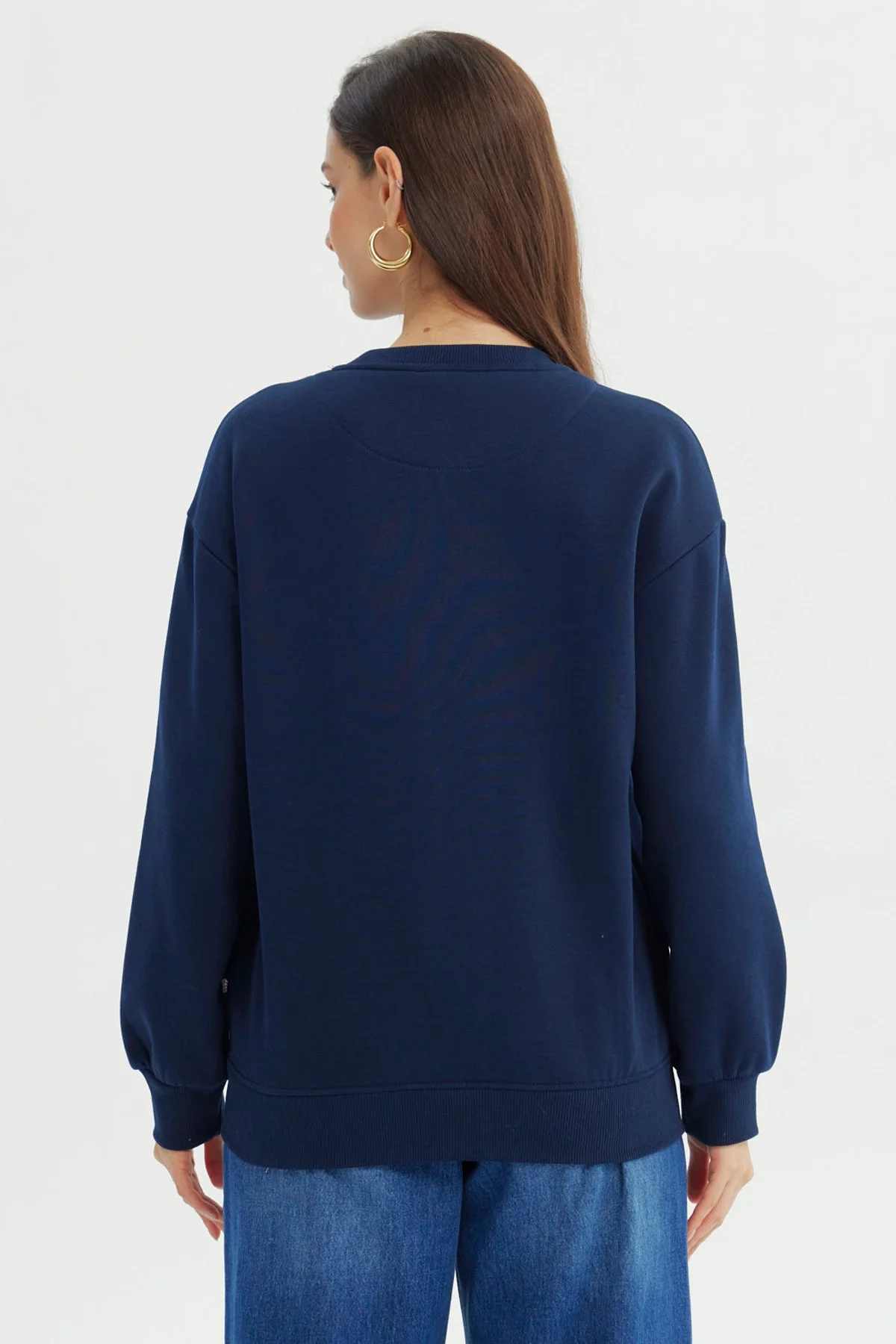 Polerón Mujer Classic Azul - Image 3