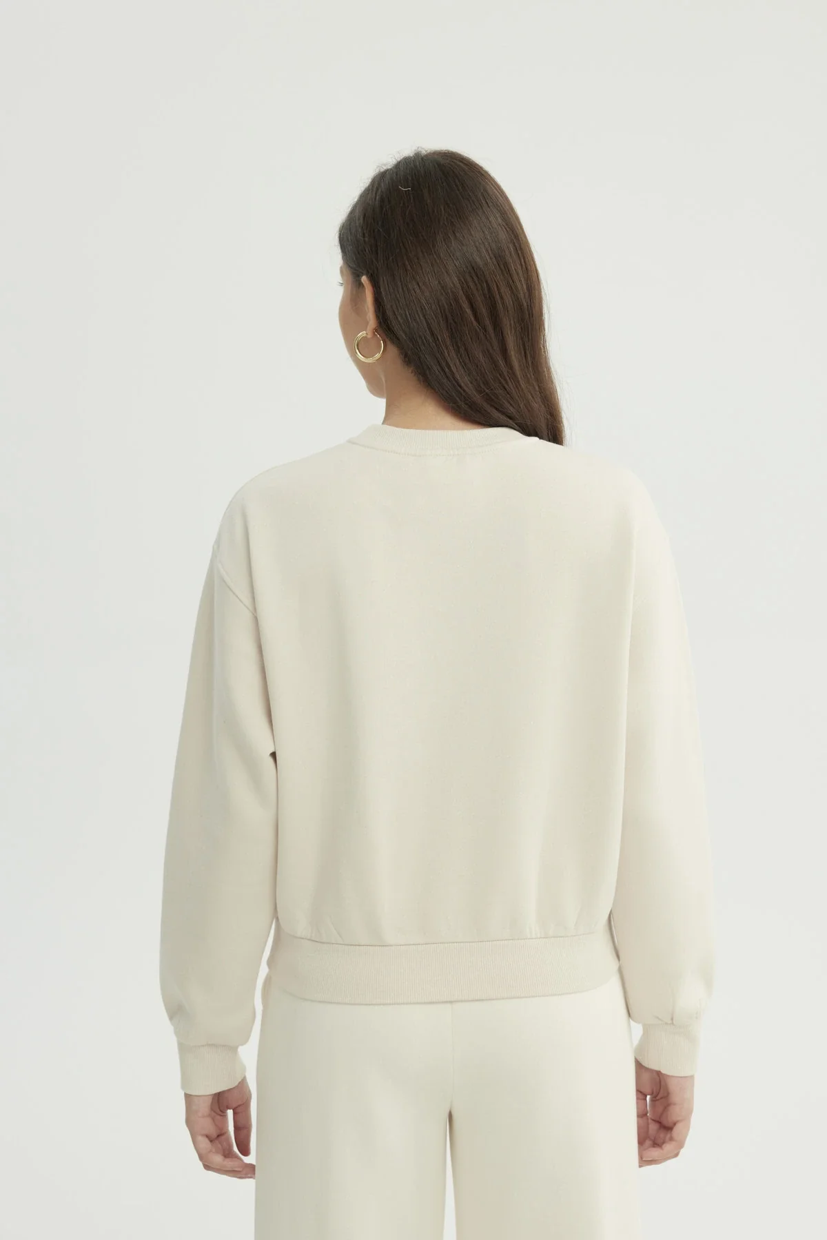 Polerón Mujer Classic Beige Claro - Image 3