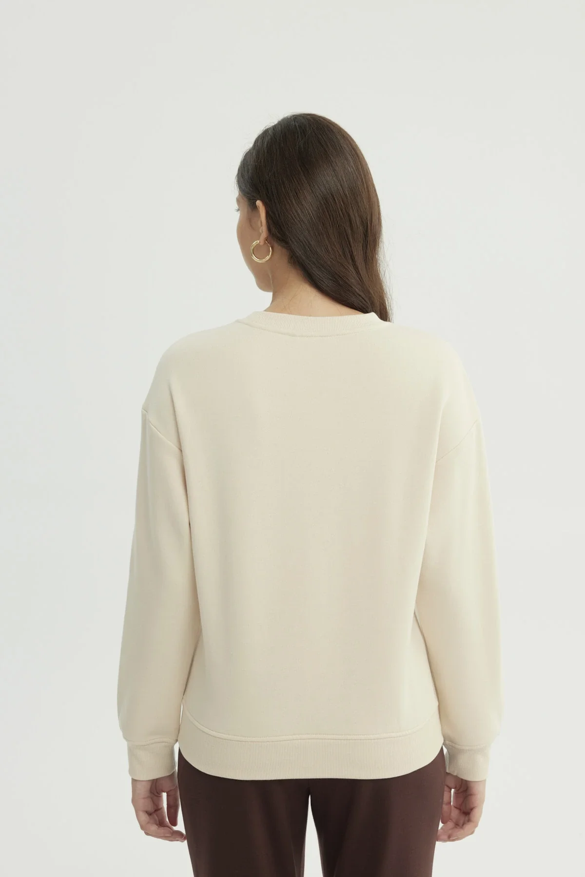 Polerón Mujer Classic Beige Claro - Image 3