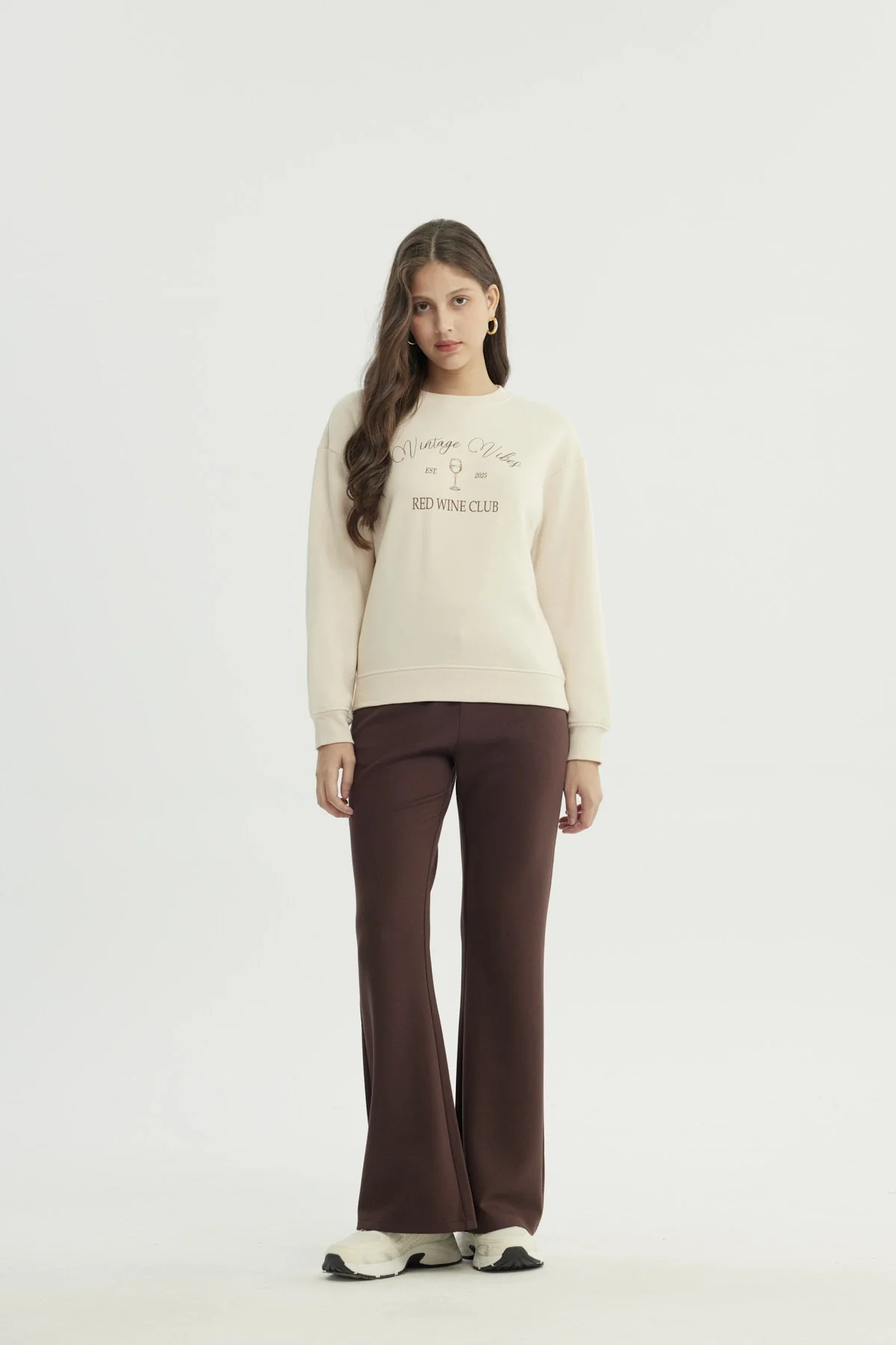 Polerón Mujer Classic Beige Claro - Image 4