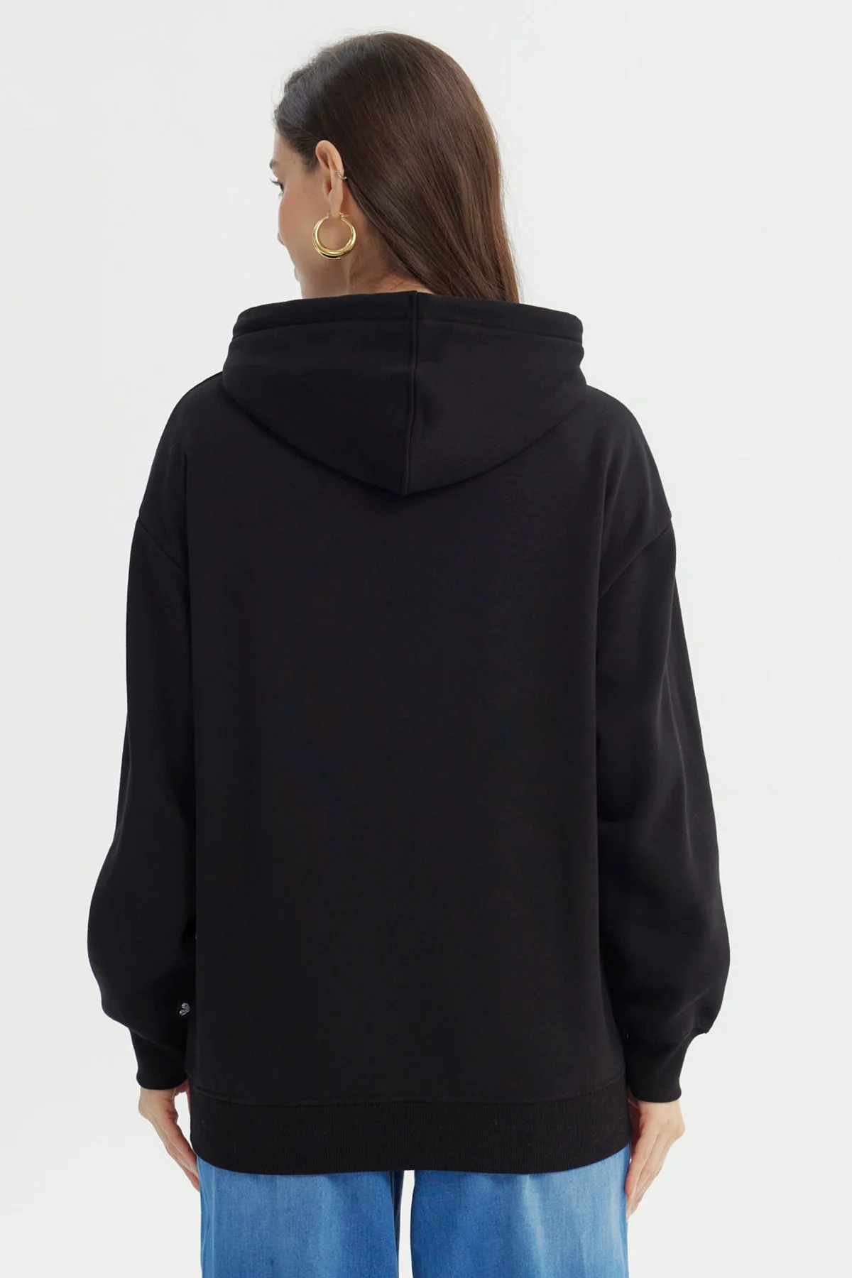 Polerón Mujer Classic Negro - Image 4