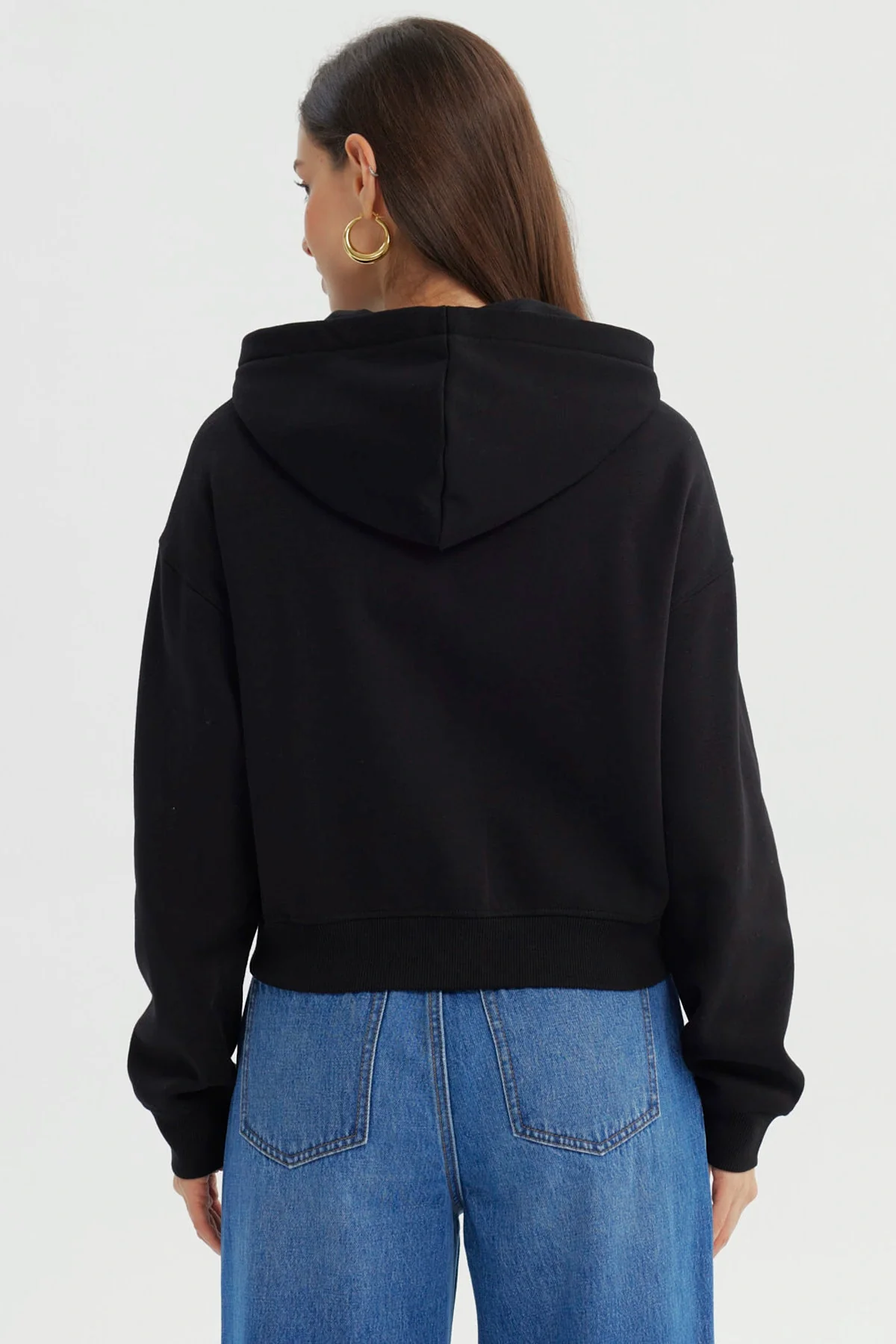 Polerón Mujer Classic Negro - Image 3