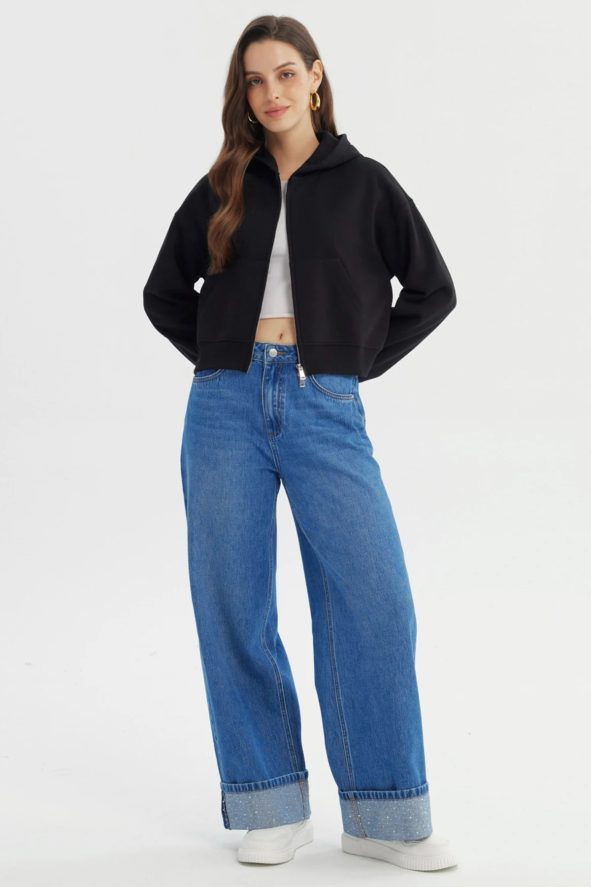 Polerón Mujer Classic Negro - Image 4
