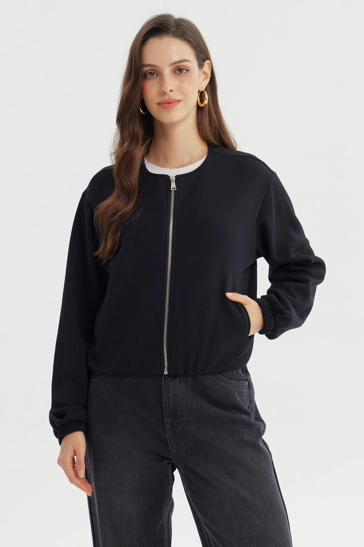 Polerón Mujer Classic Negro