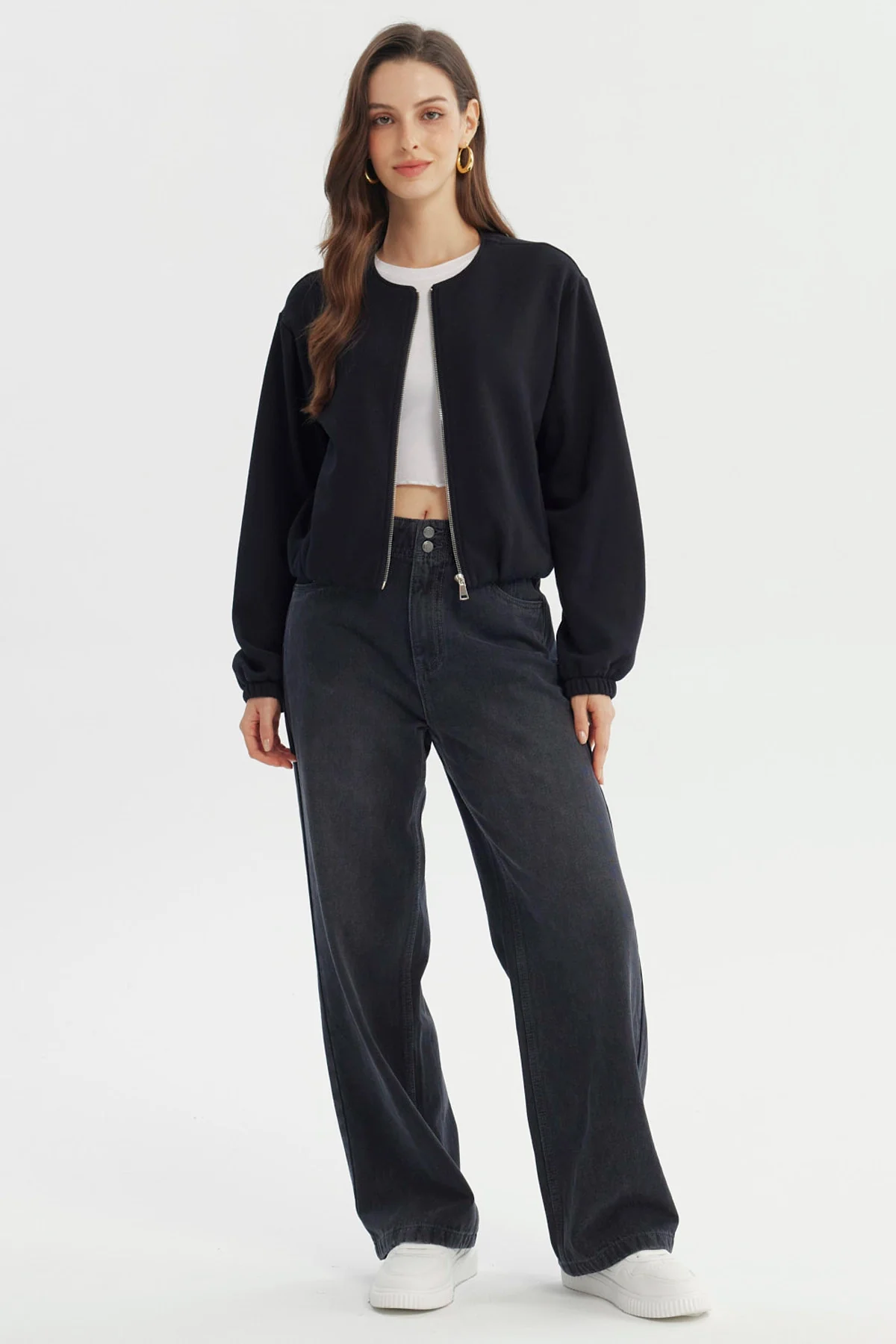 Polerón Mujer Classic Negro - Image 4