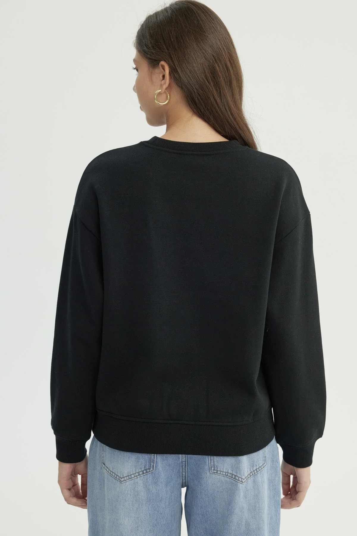 Polerón Mujer Classic Negro - Image 3