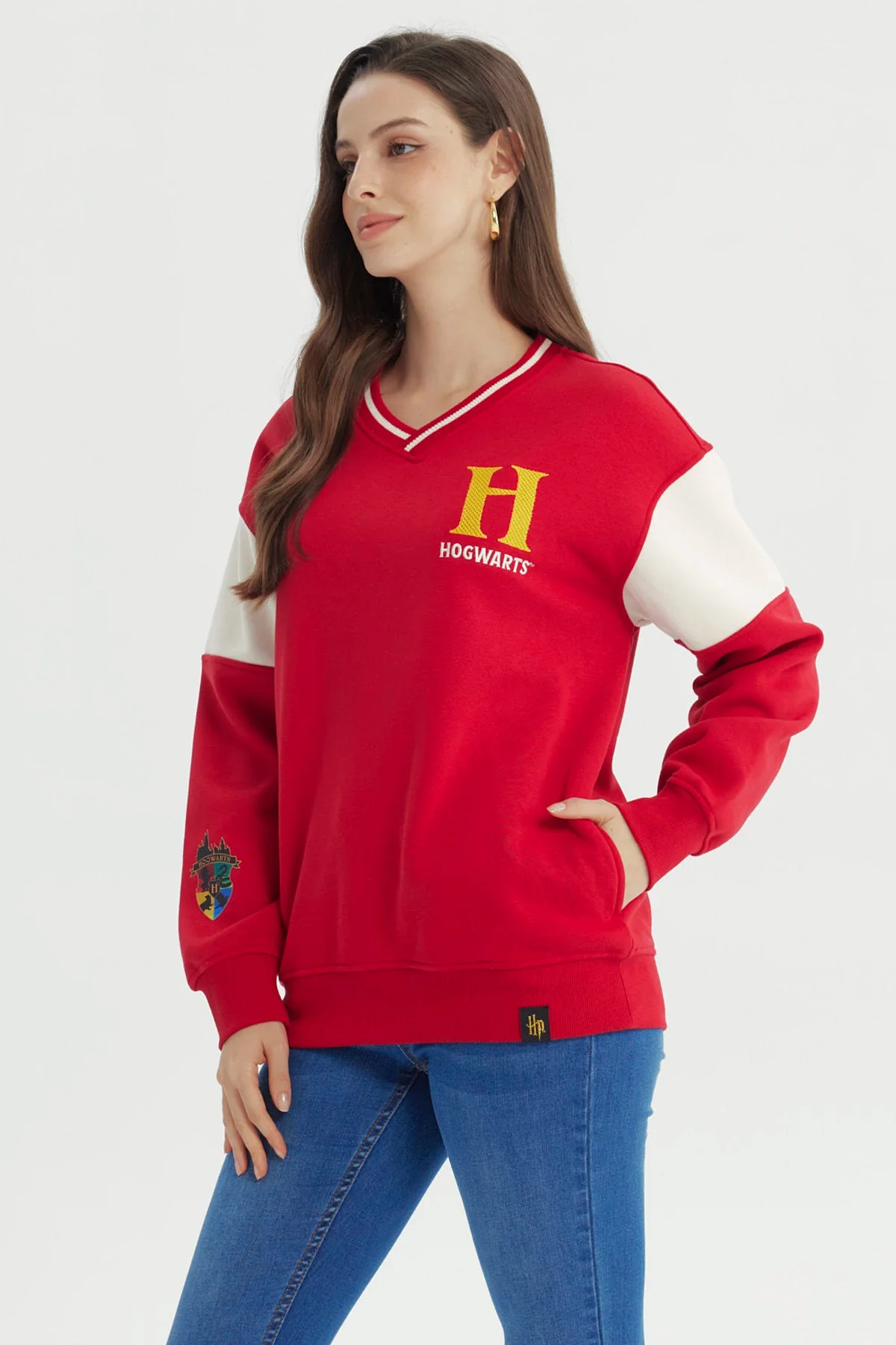 Polerón Mujer Harry Potter Rojo - Image 2
