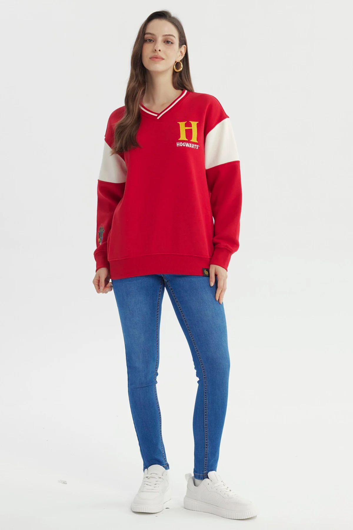 Polerón Mujer Harry Potter Rojo - Image 4