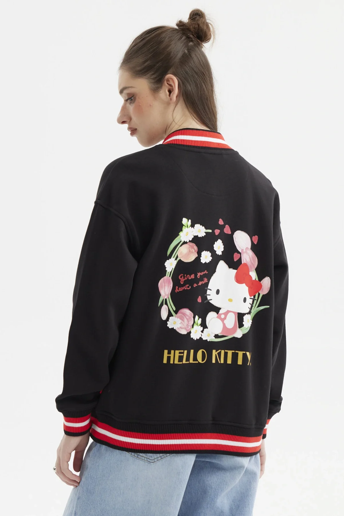 Polerón Mujer Hello Kitty Negro - Image 2