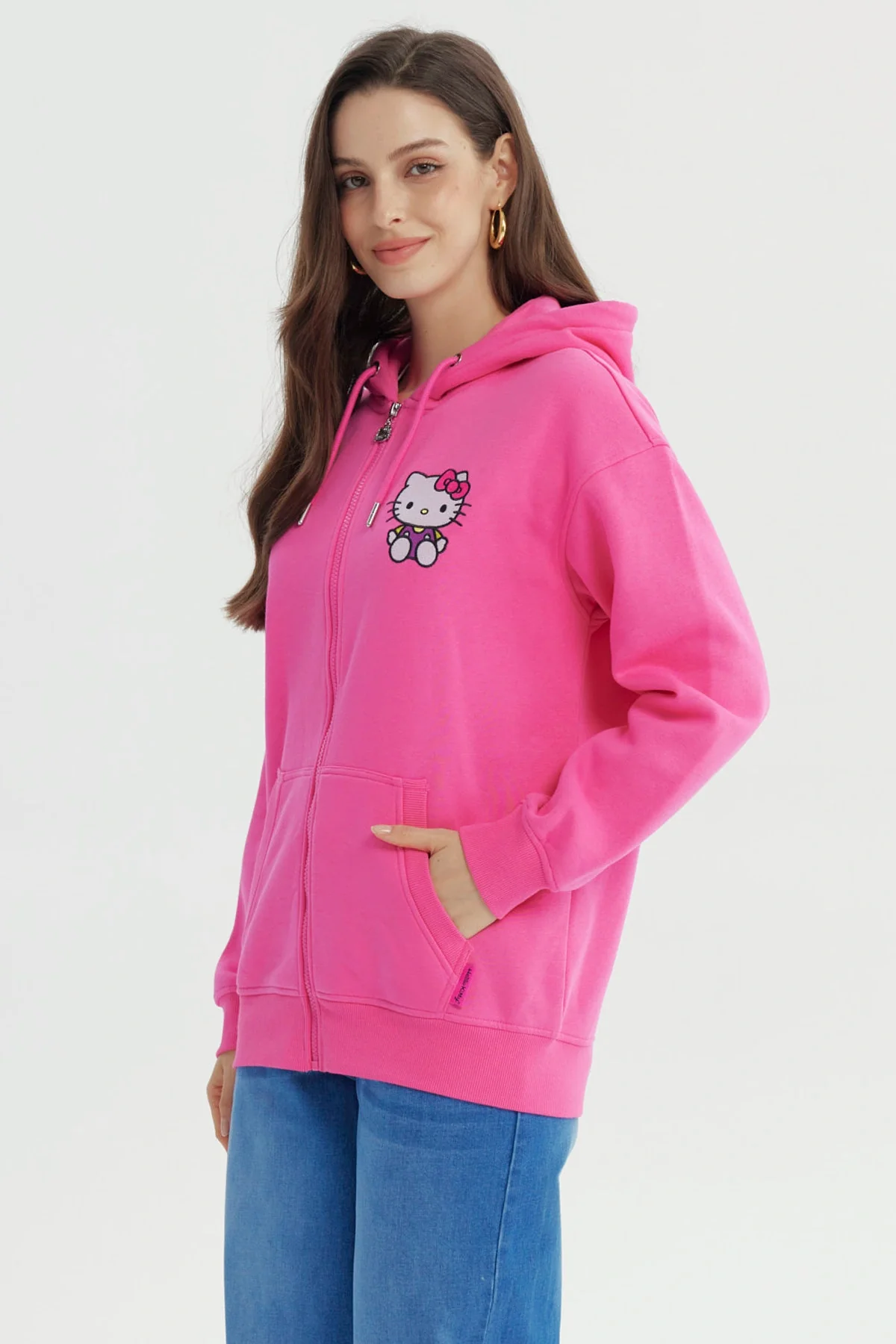 Polerón Mujer Hello Kitty Rosado - Image 2