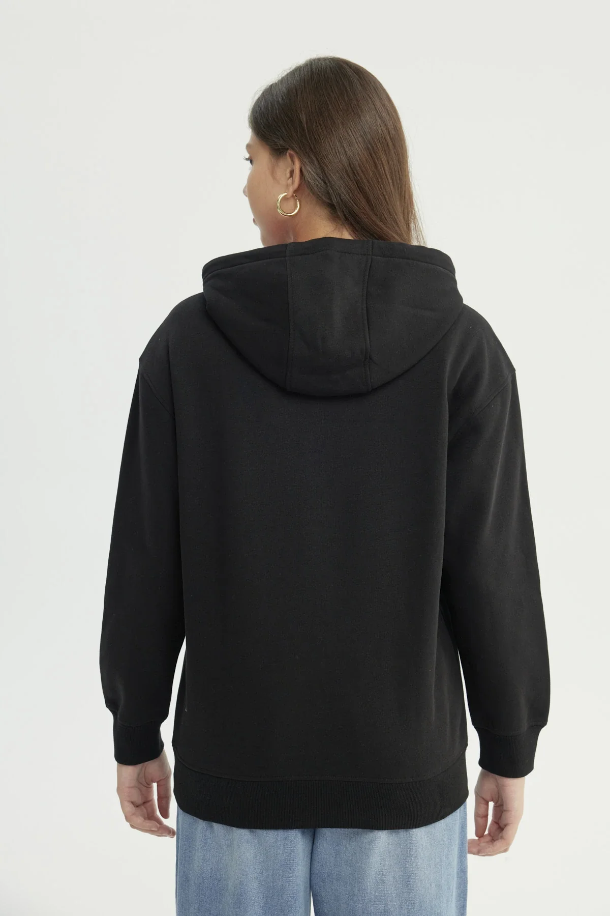 Polerón Mujer Nick Clásico Negro - Image 3