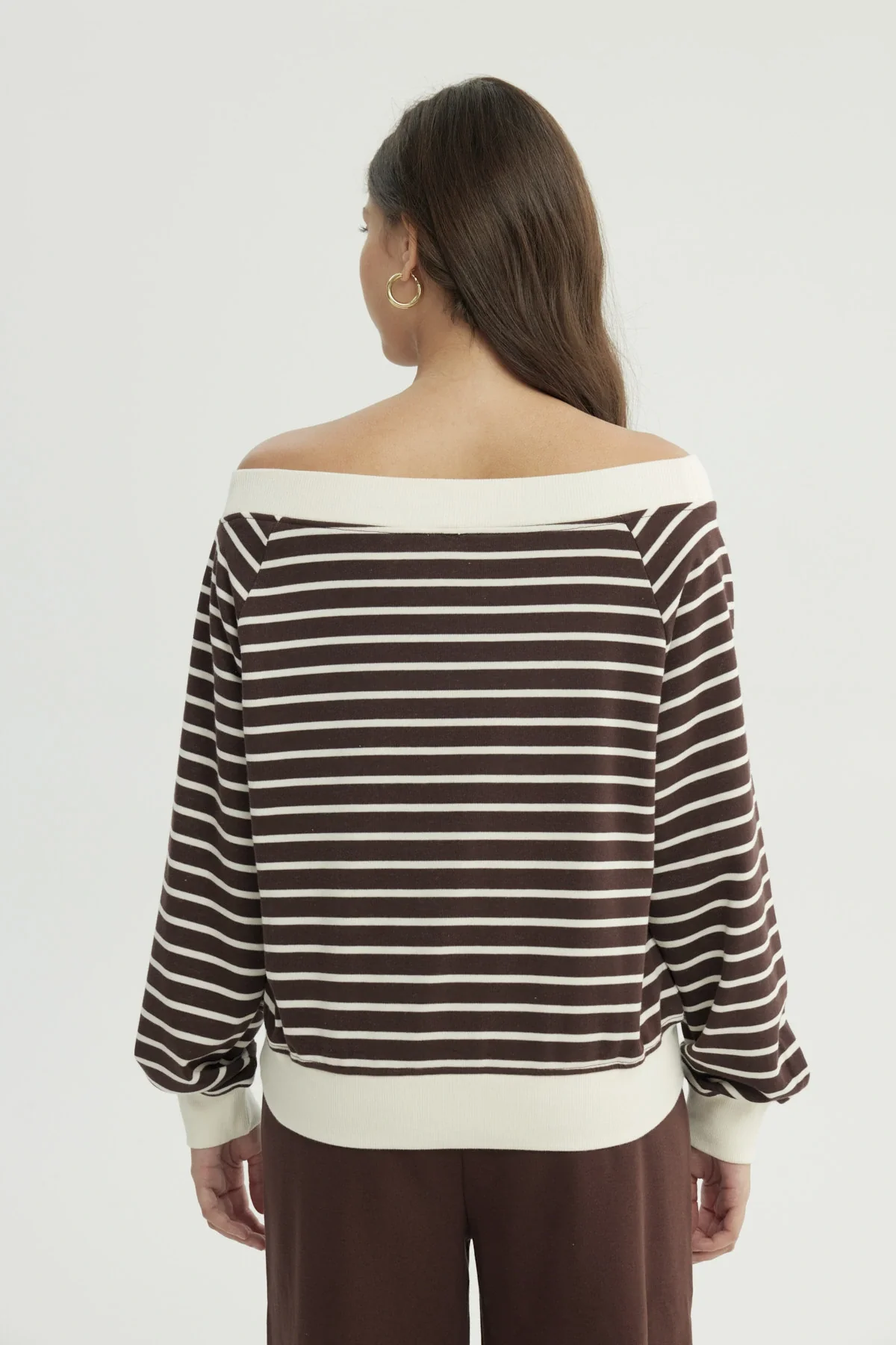 Polerón Mujer Oversize Café - Image 3