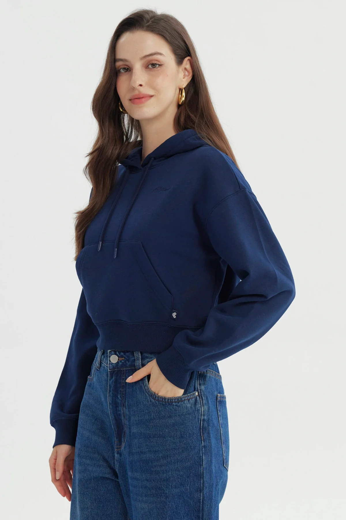Polerón Mujer Regular Azul - Image 2