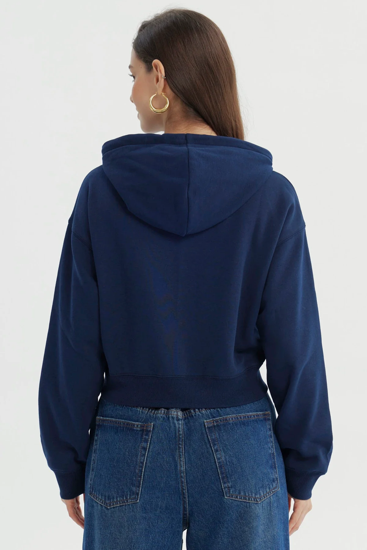Polerón Mujer Regular Azul - Image 3