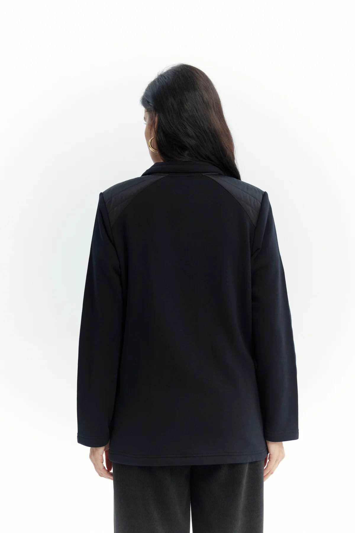 Polerón Mujer Regular Negro - Image 3
