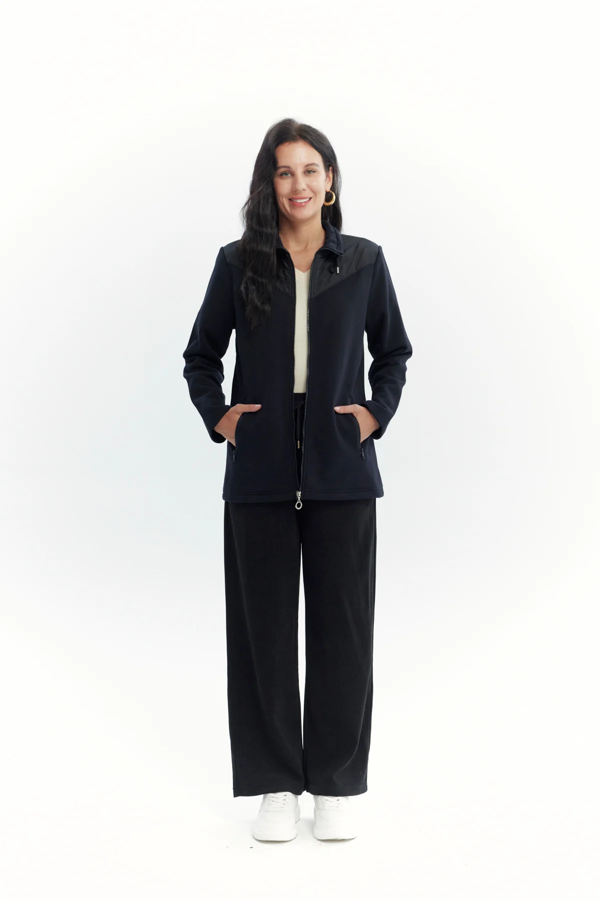Polerón Mujer Regular Negro - Image 4