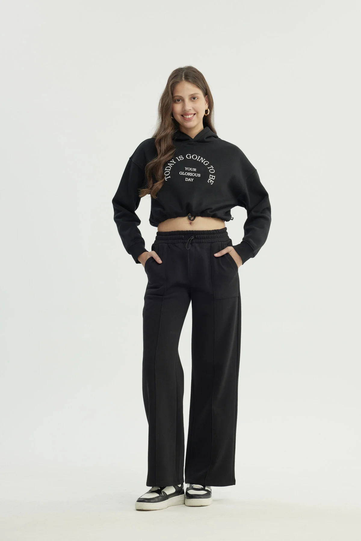 Polerón Mujer Regular Negro - Image 4
