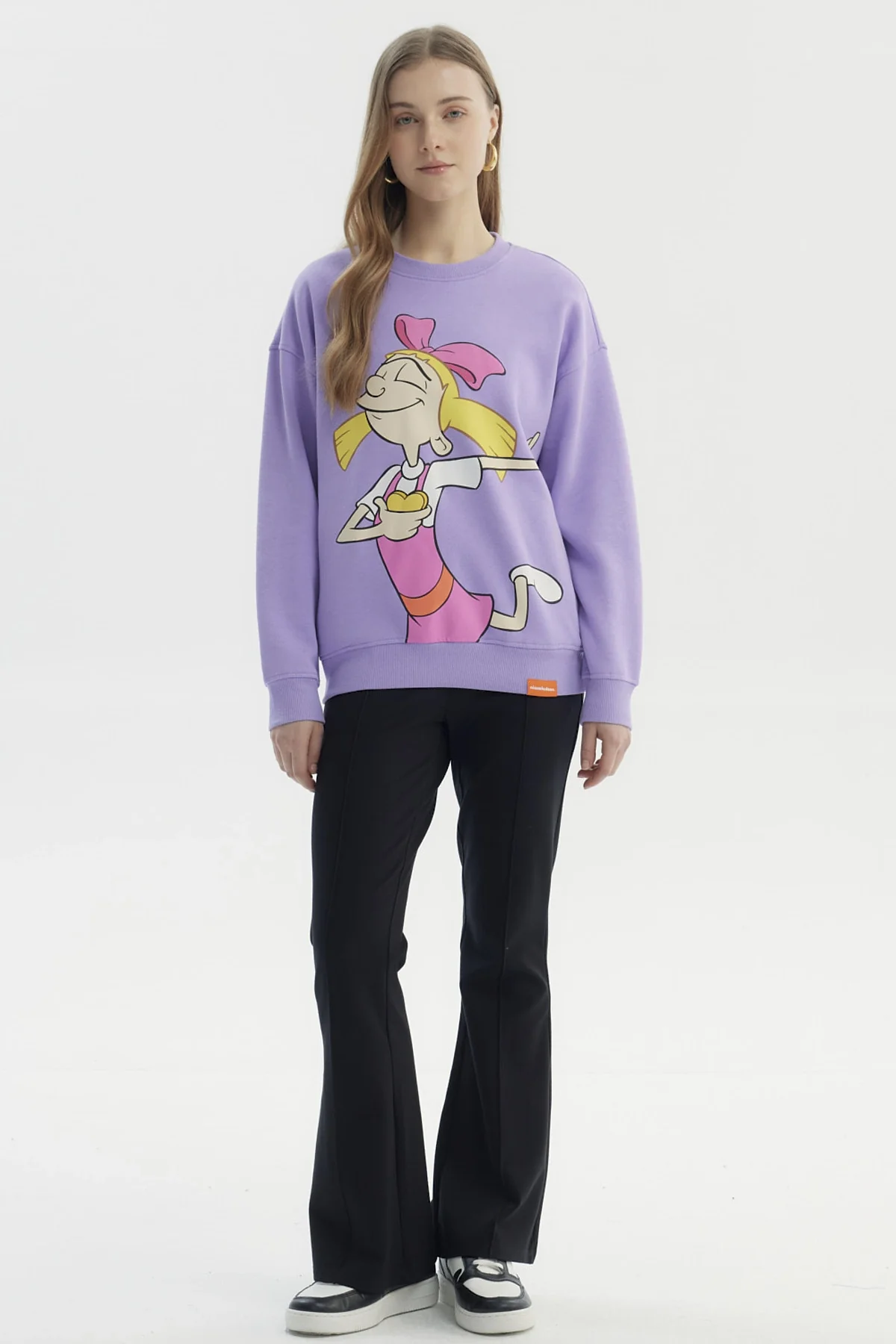 Polerón Mujer Hey Arnold Lila - Image 4