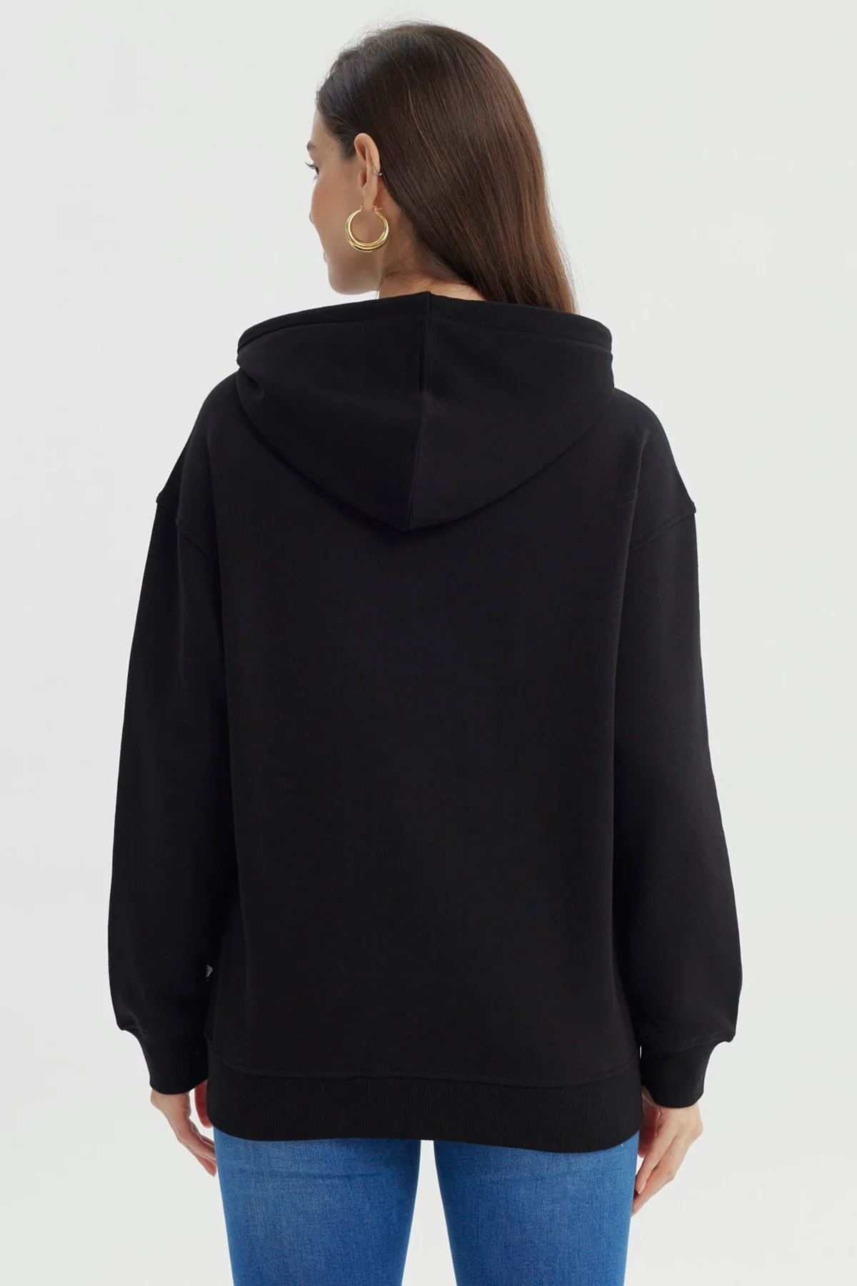 Polerón Mujer Slim Negro - Image 3