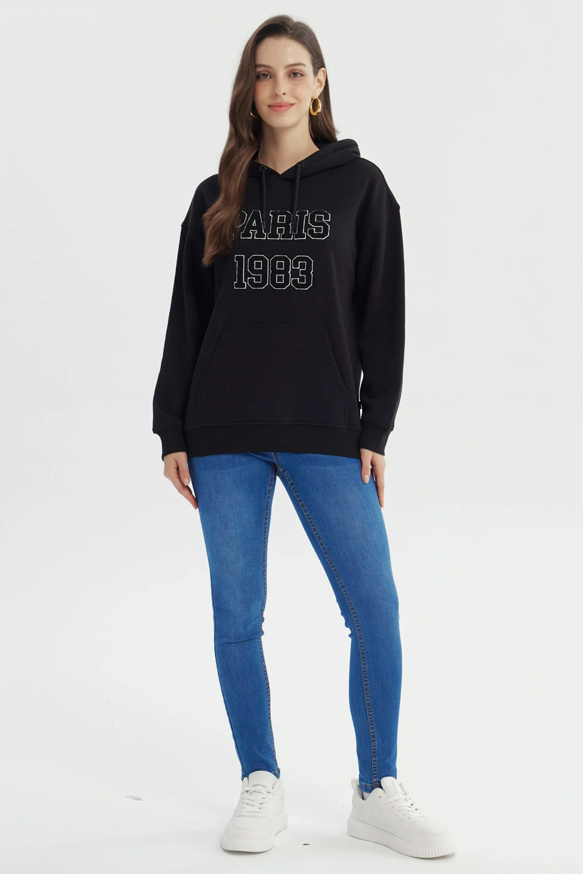 Polerón Mujer Slim Negro - Image 4
