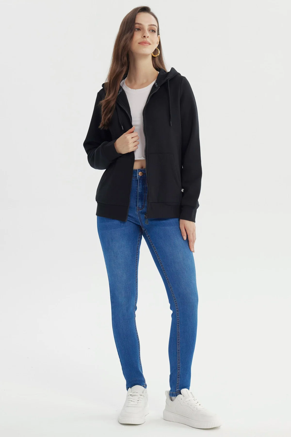 Polerón Mujer Slim Negro - Image 4